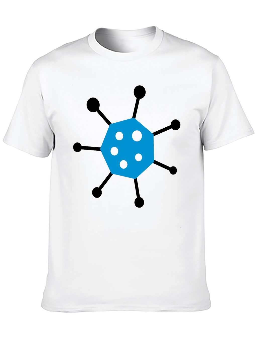 Geometric Graphic Tee - Modern Casual