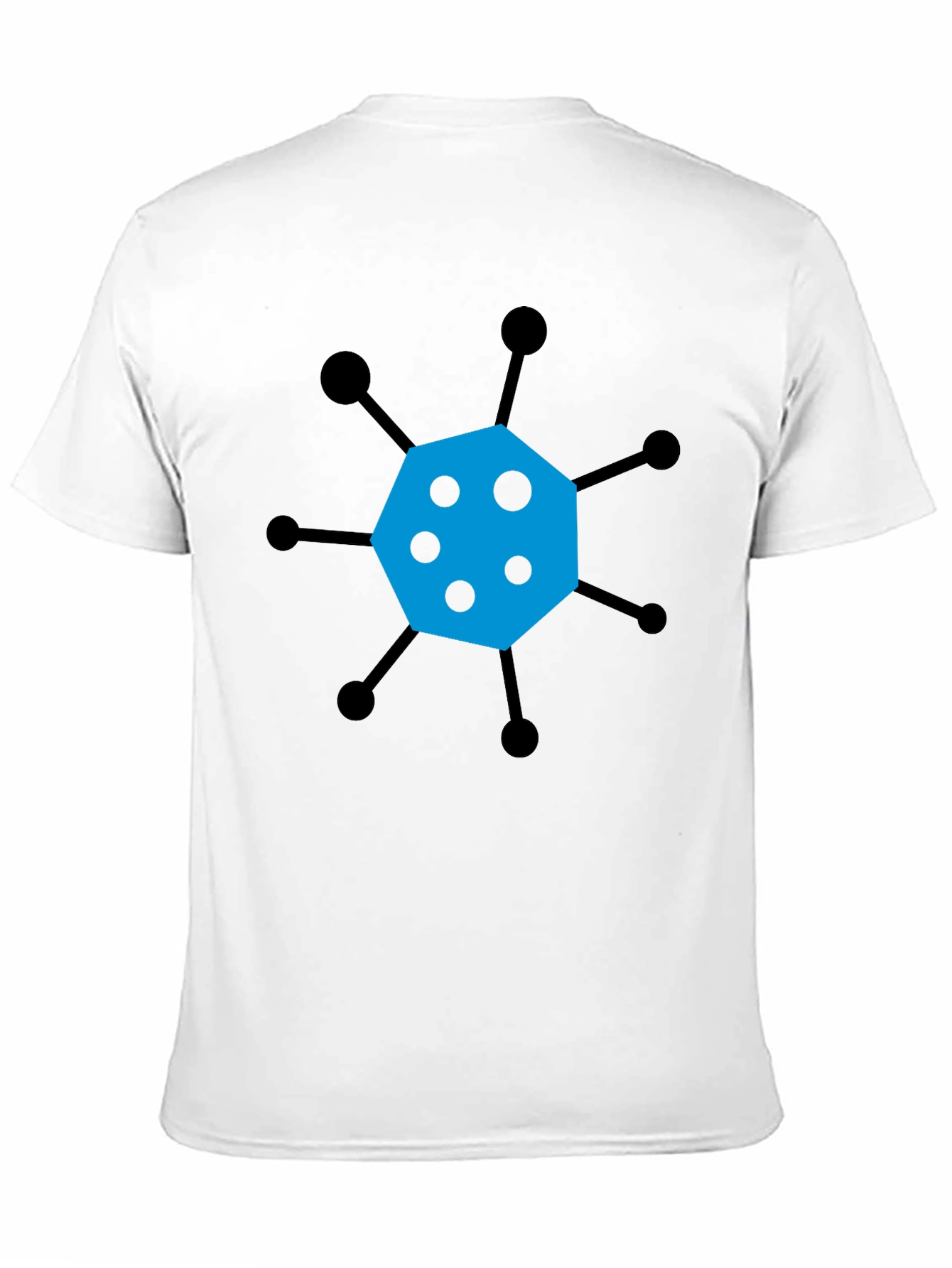 Geometric Graphic Tee - Modern Casual