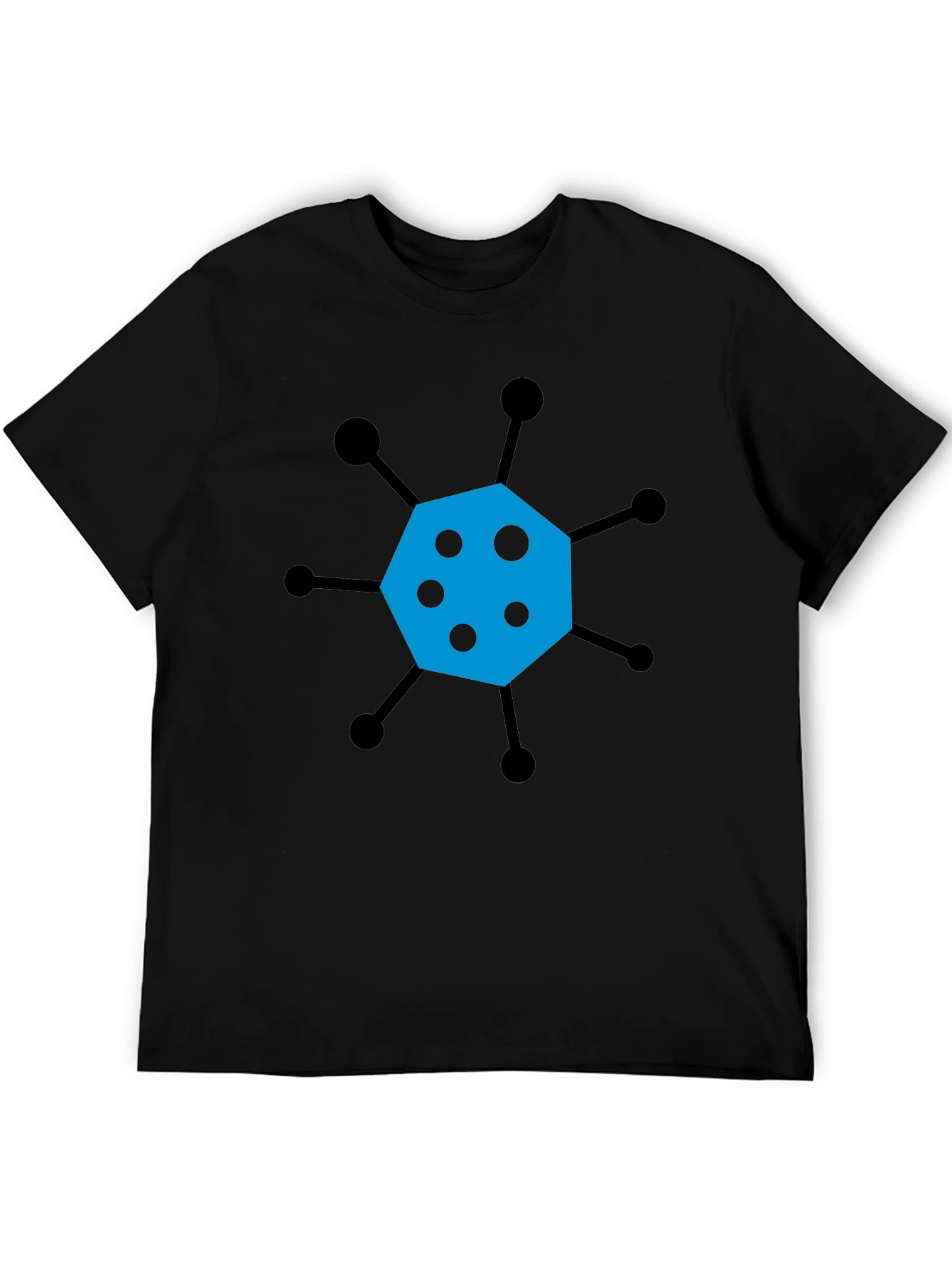 Geometric Graphic Tee - Modern Casual