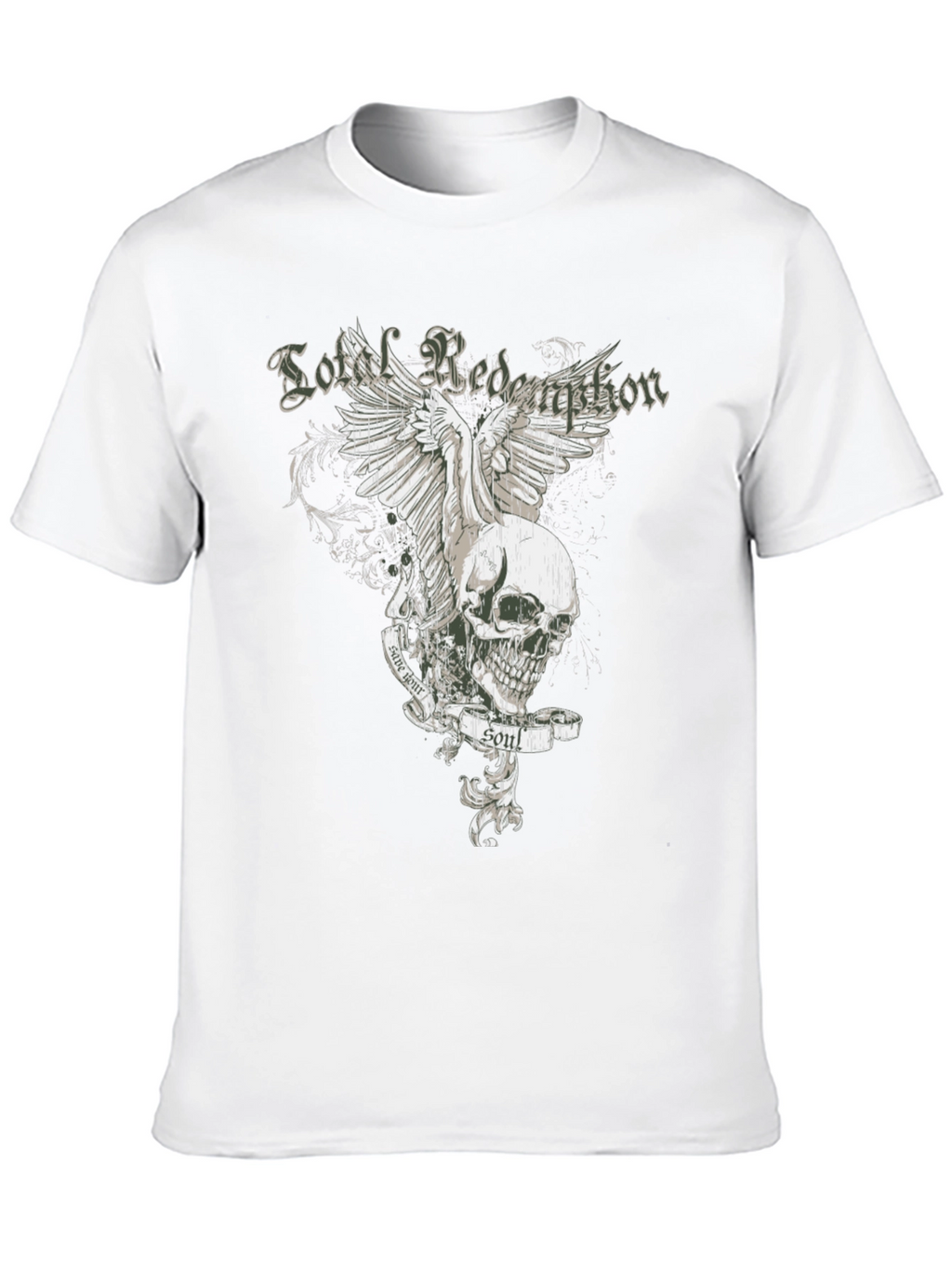 Skull & Wings Graphic Tee - Lost Redemption