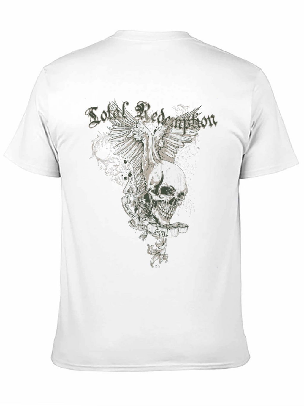 Skull & Wings Graphic Tee - Lost Redemption