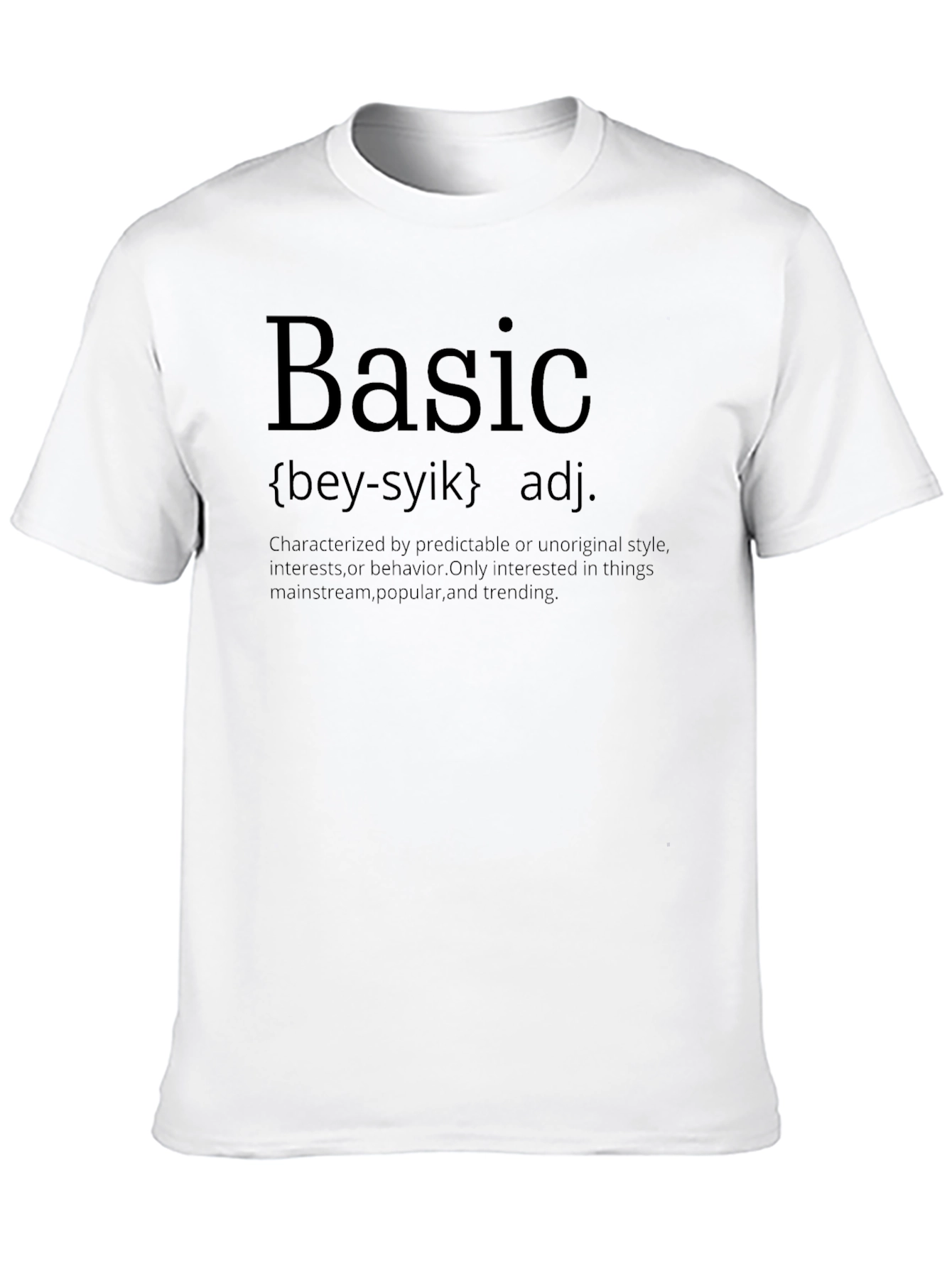 Basic Definition T-Shirt - Trendy Sarcastic Tee