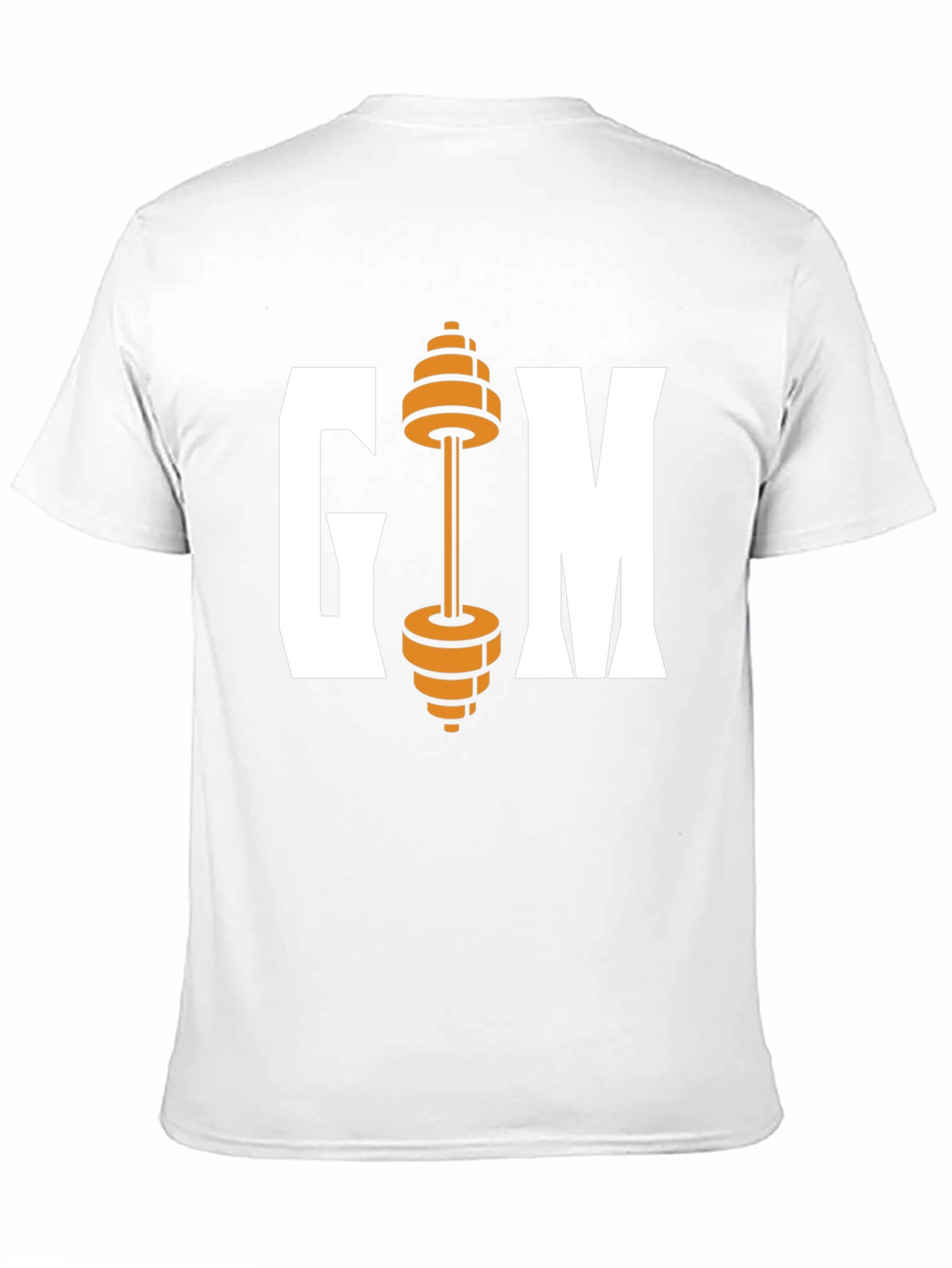 Gym Weights Graphic Tee - Black Cotton T-Shirt
