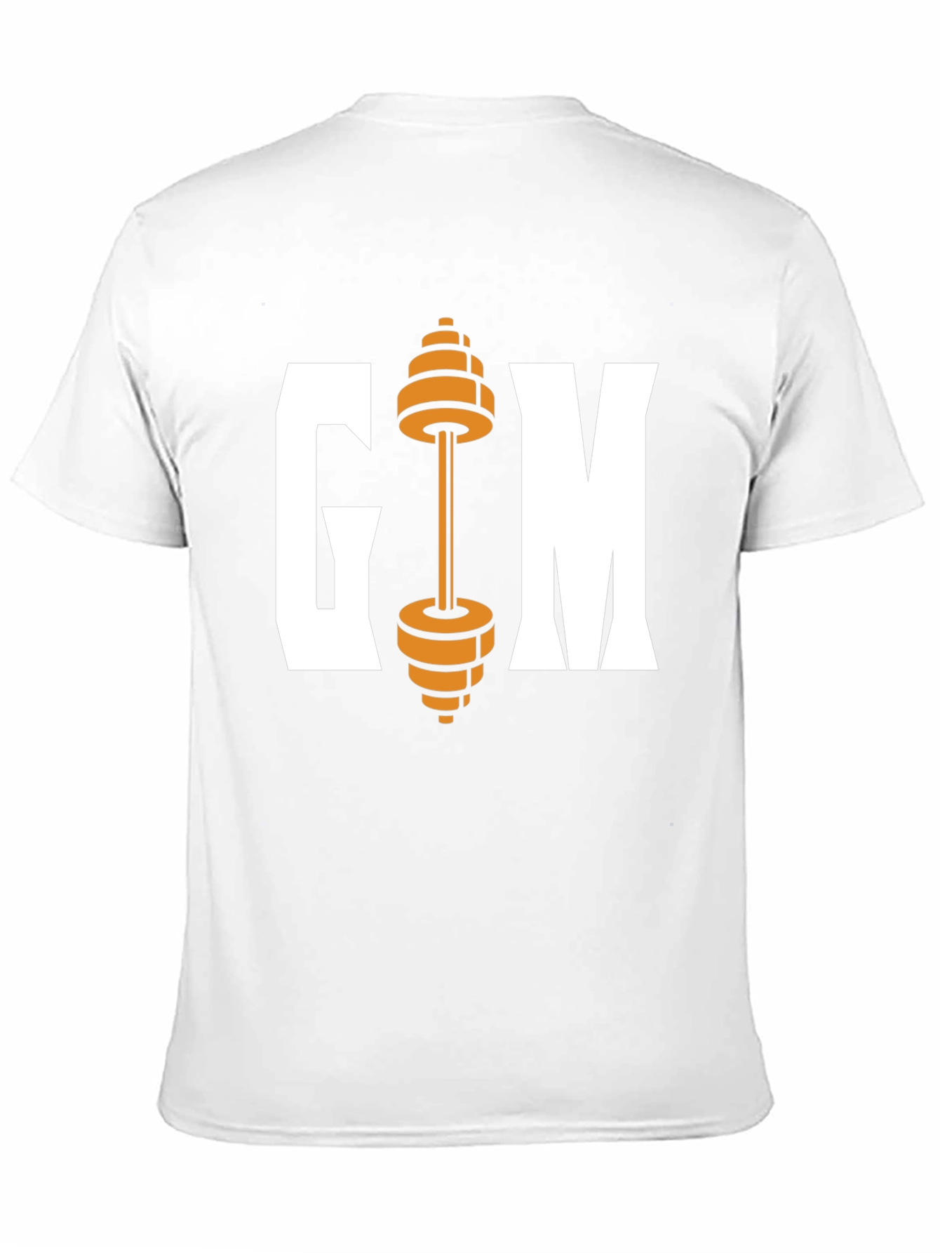 Gym Weights Graphic Tee - Black Cotton T-Shirt