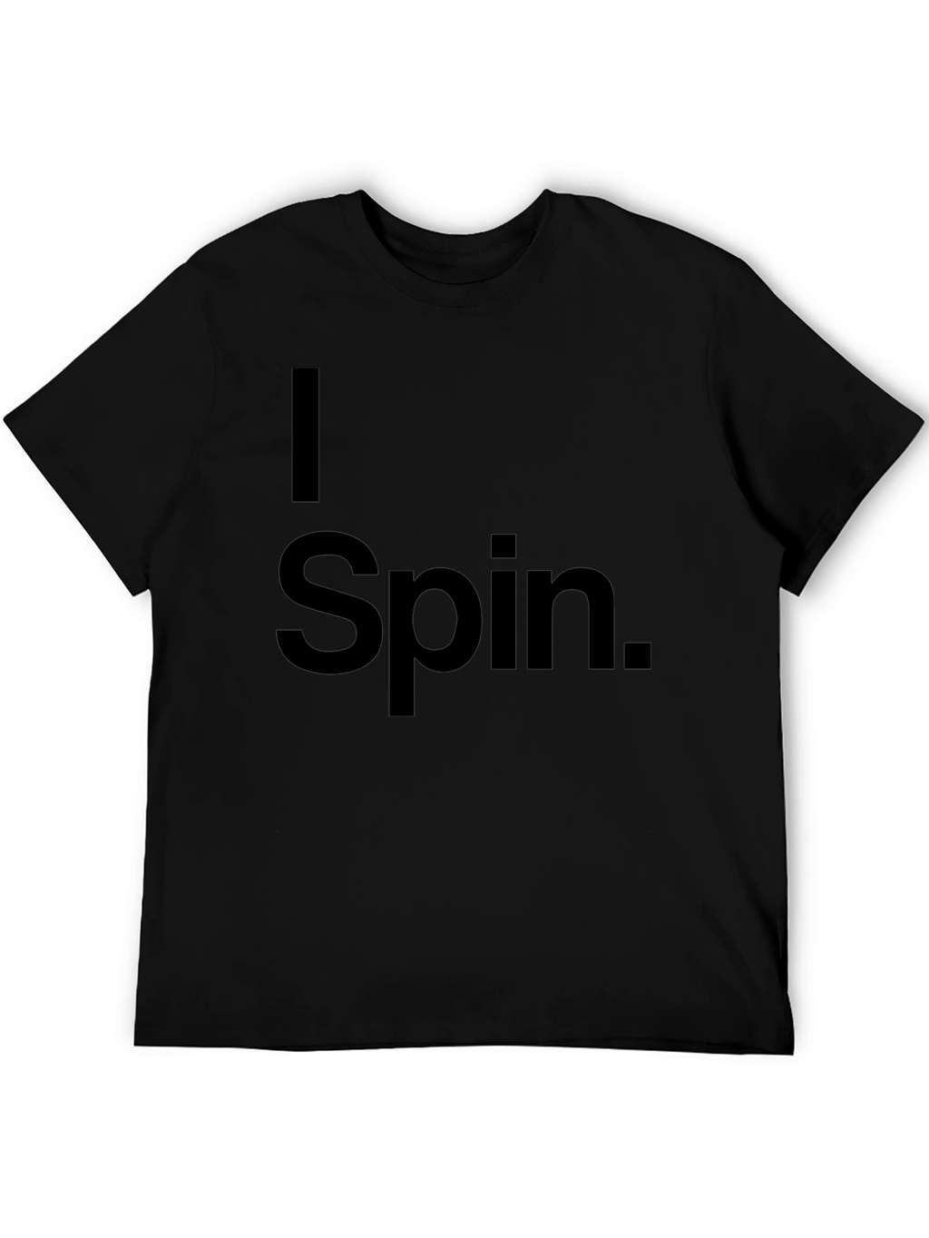 I Spin Black T-Shirt