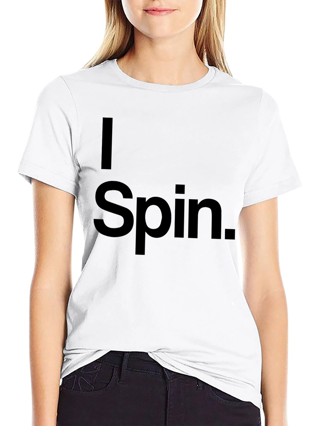 I Spin Black T-Shirt