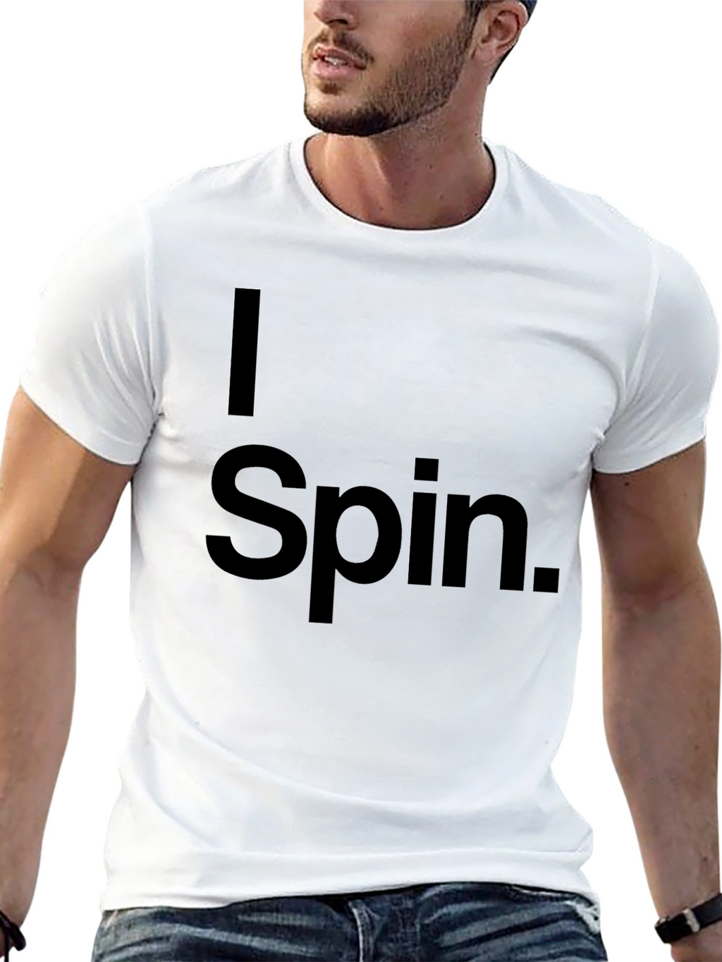 I Spin Black T-Shirt