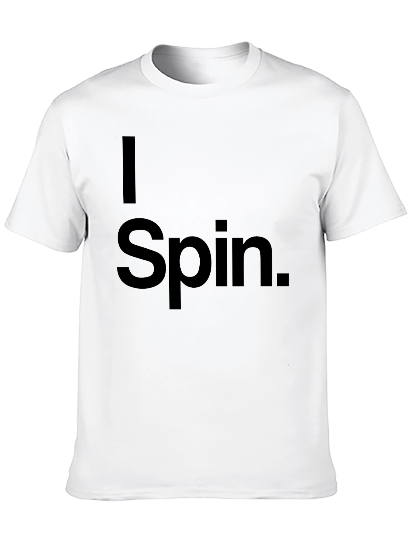 I Spin Black T-Shirt
