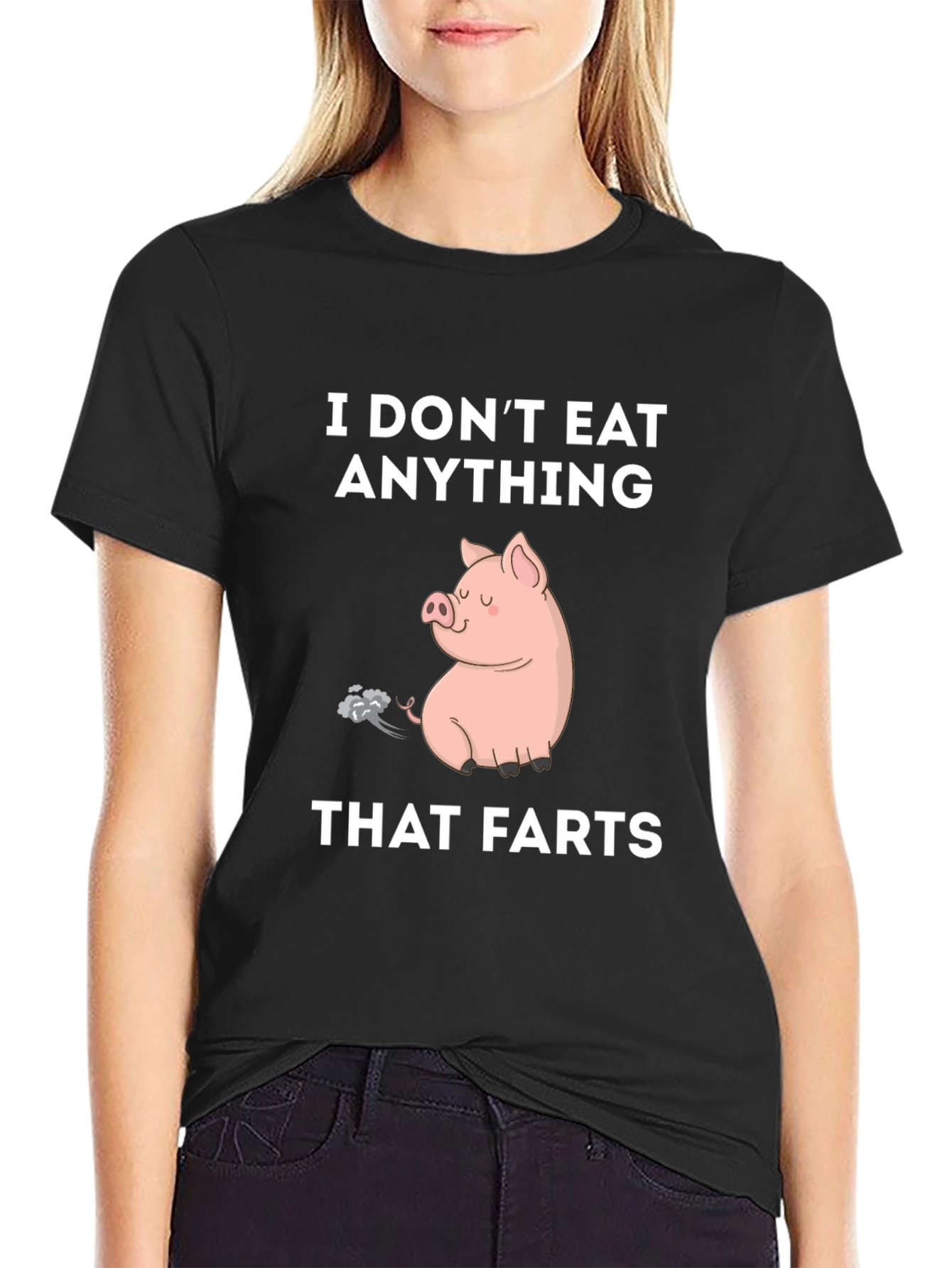 I Dont Eat Anything That Farts T-Shirt Vegan Tee