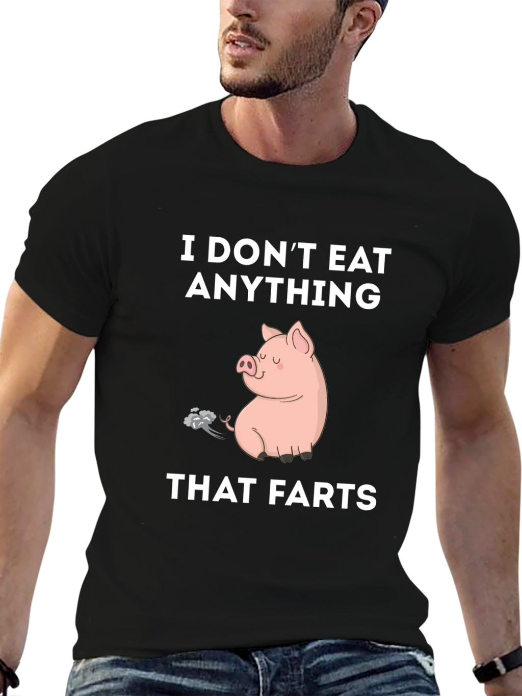 I Dont Eat Anything That Farts T-Shirt Vegan Tee