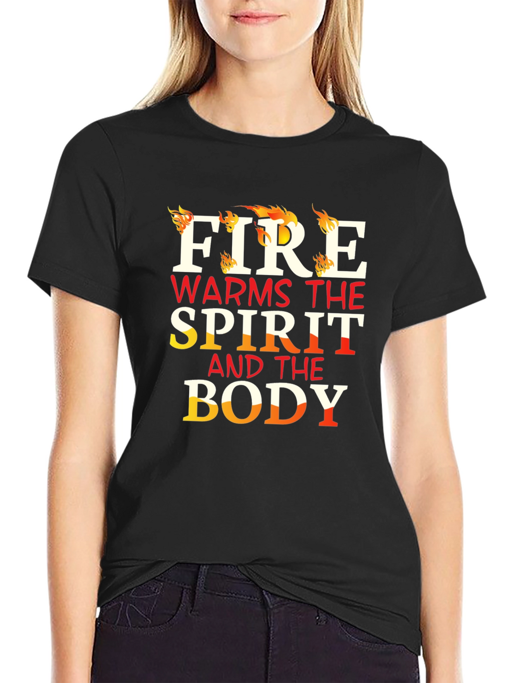 Fire Warms the Spirit Graphic Tee