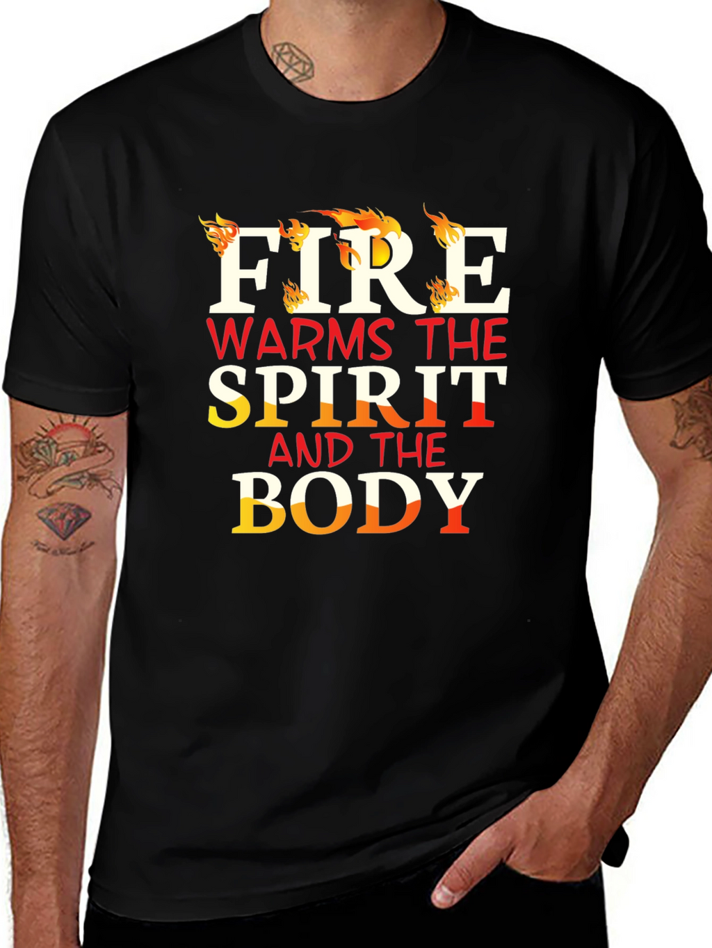 Fire Warms the Spirit Graphic Tee