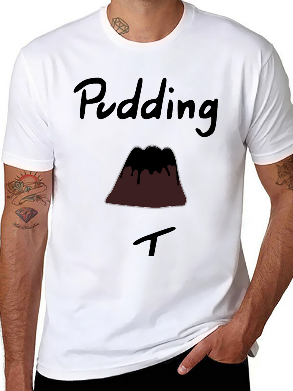Pudding T-Shirt - Funny Dessert Tee