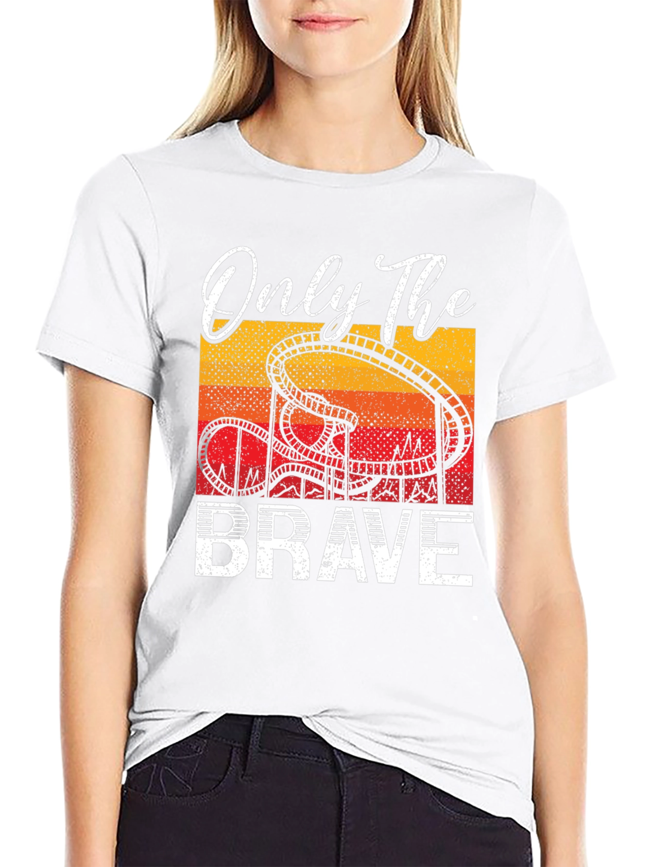 Only The Brave Roller Coaster T-Shirt