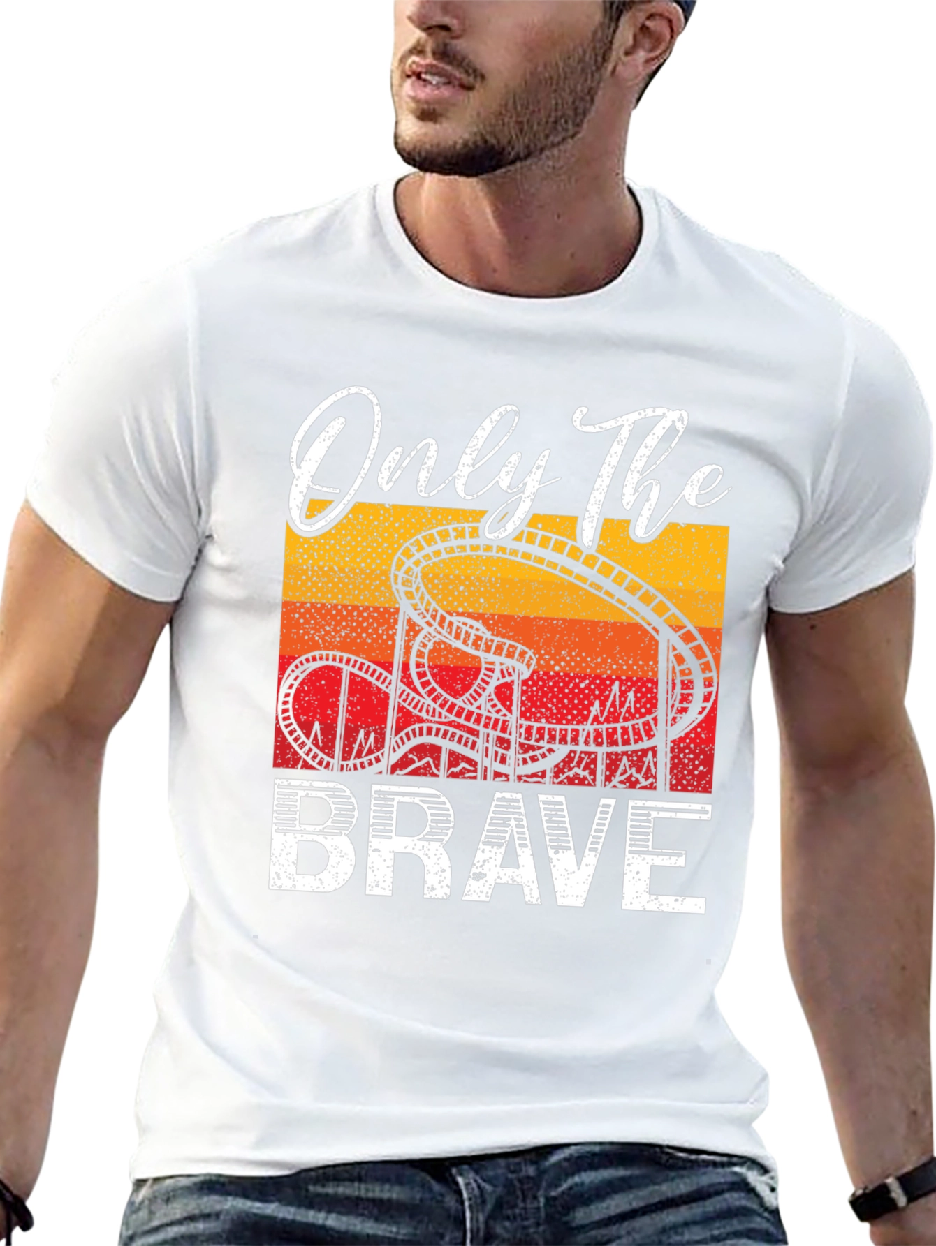 Only The Brave Roller Coaster T-Shirt