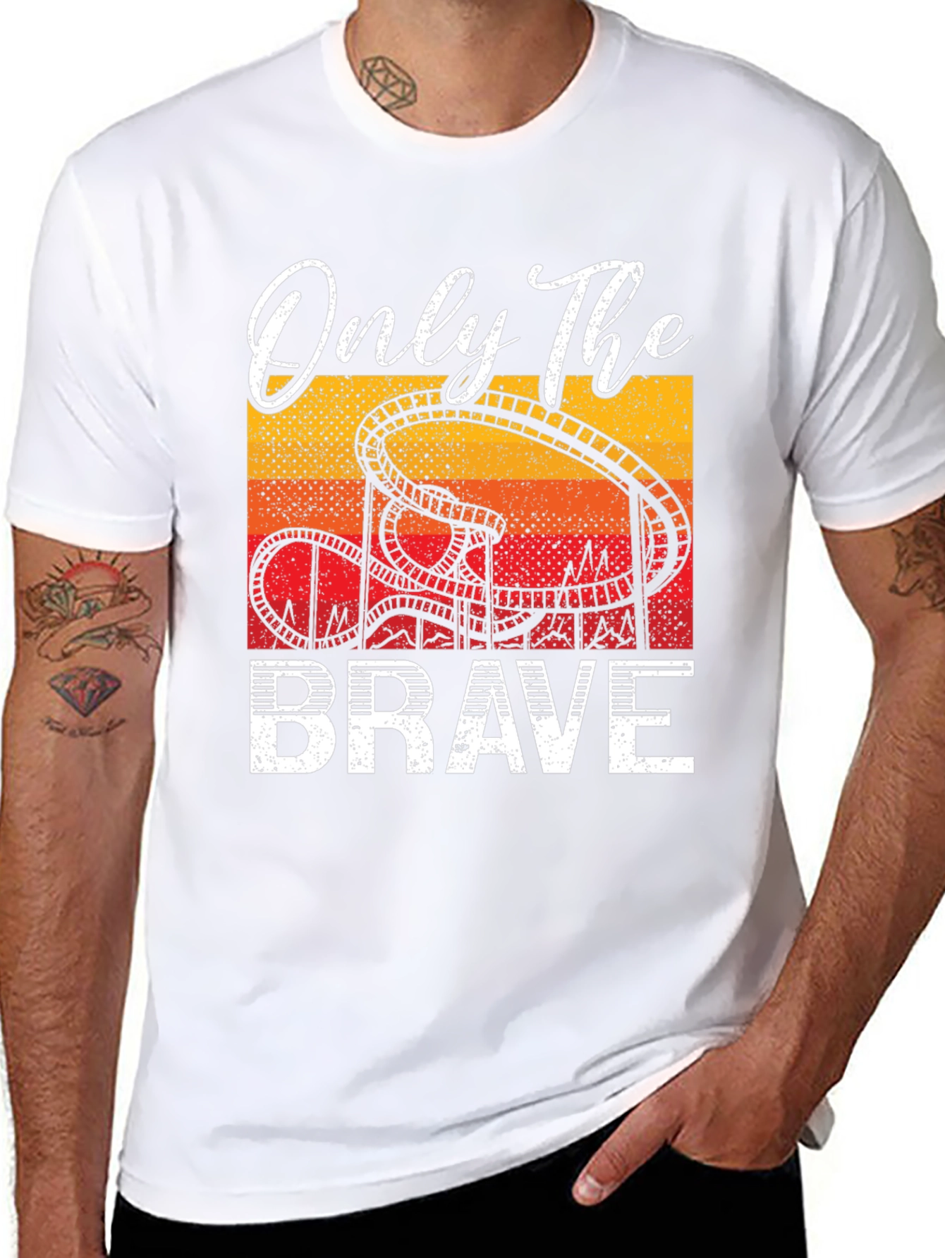 Only The Brave Roller Coaster T-Shirt