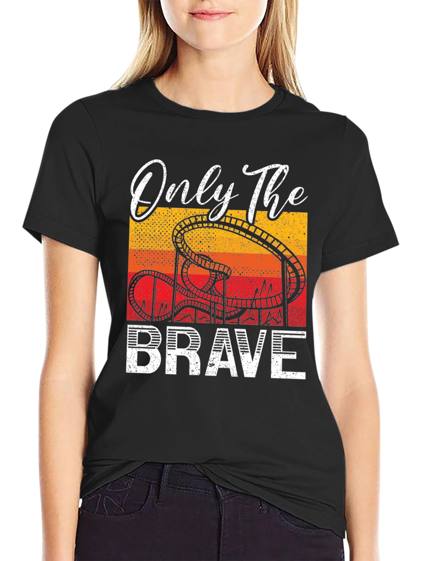 Only The Brave Roller Coaster T-Shirt