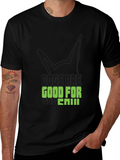 Dogs are Good For You Black T-Shirt