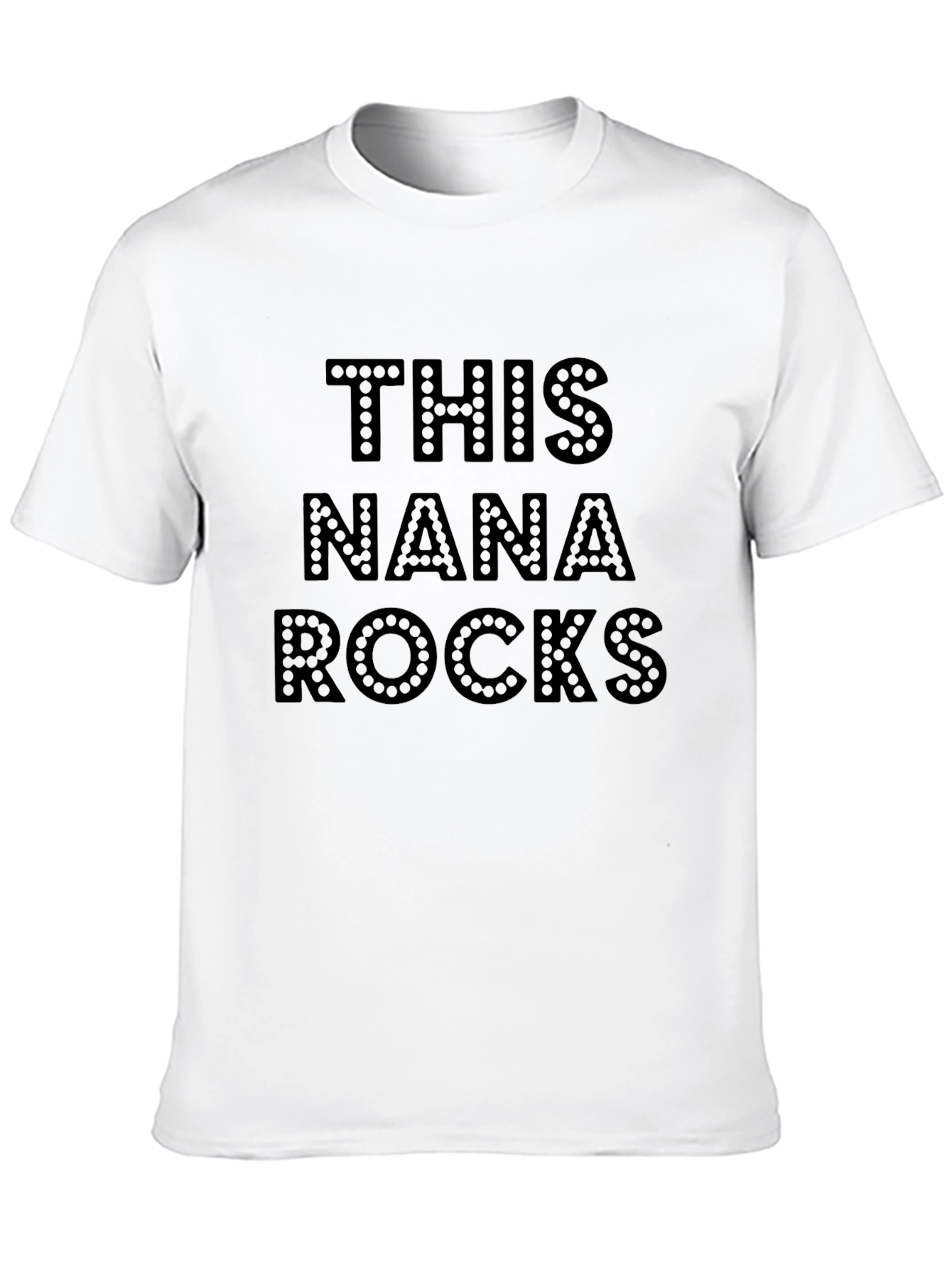 This Nana Rocks Novelty T-Shirt - Black