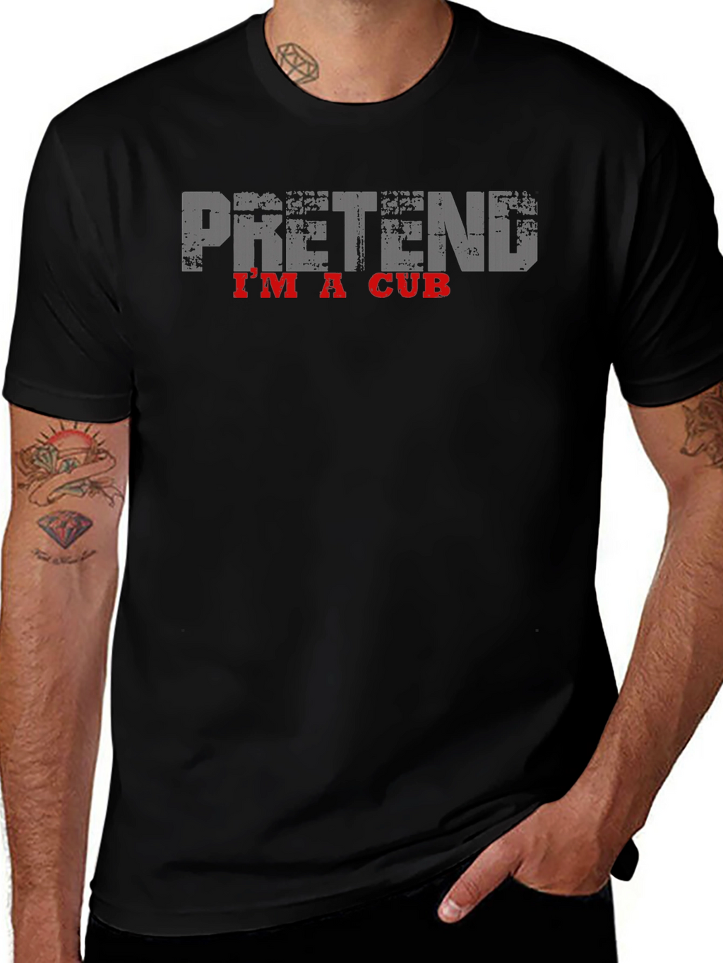 Pretend Im A Cub T-Shirt - Funny Costume Tee