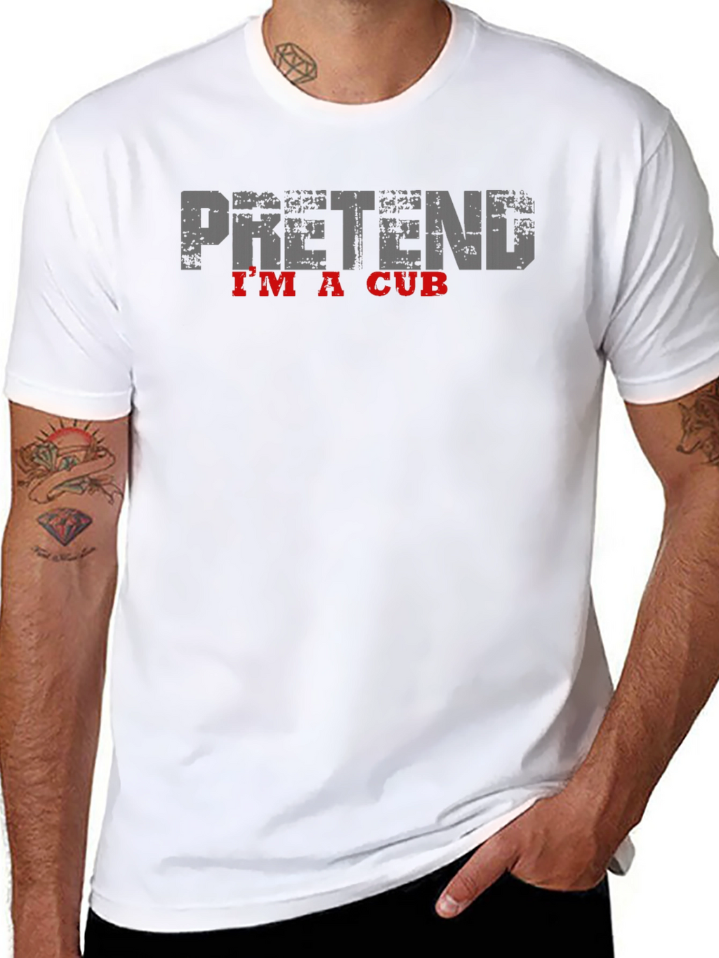 Pretend Im A Cub T-Shirt - Funny Costume Tee