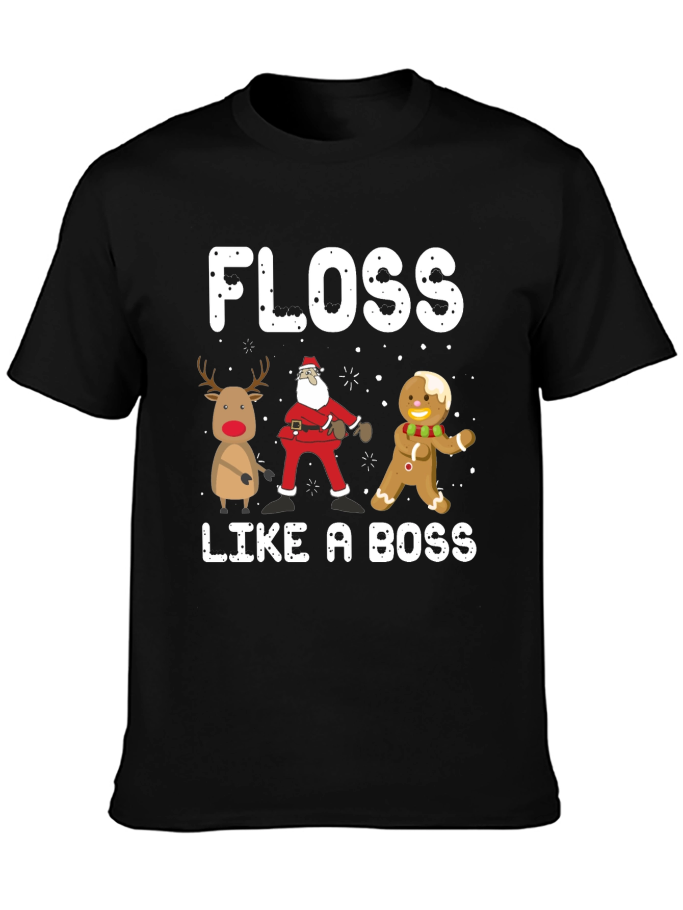 Floss Like A Boss Christmas T-Shirt