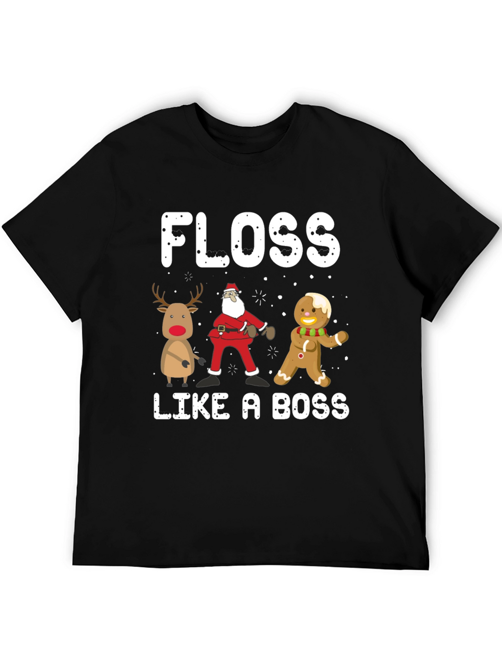 Floss Like A Boss Christmas T-Shirt