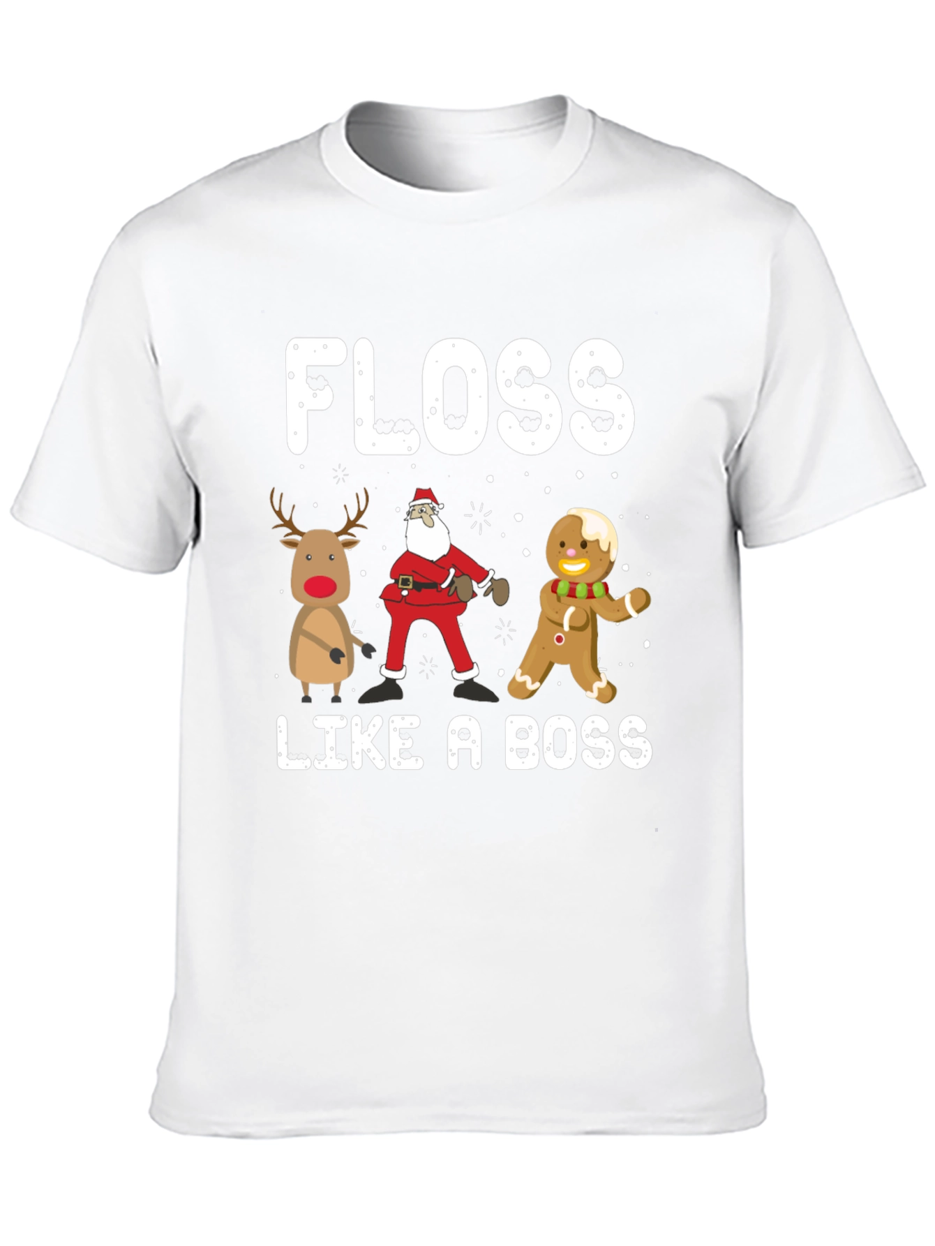 Floss Like A Boss Christmas T-Shirt