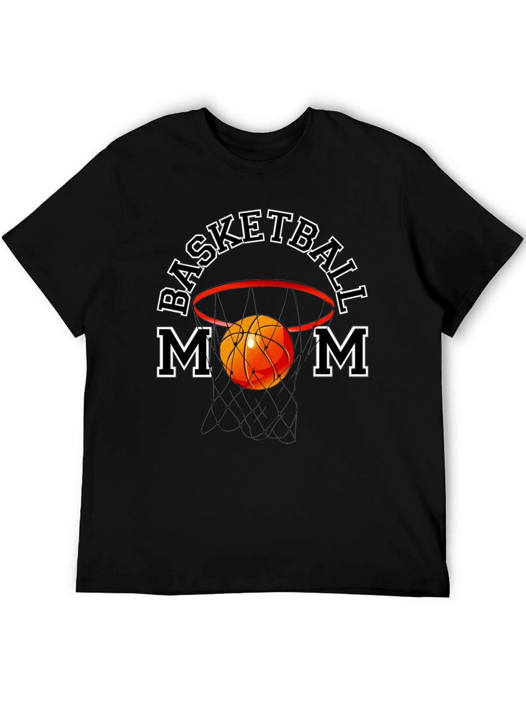Basketball Mom Graphic T-Shirt
