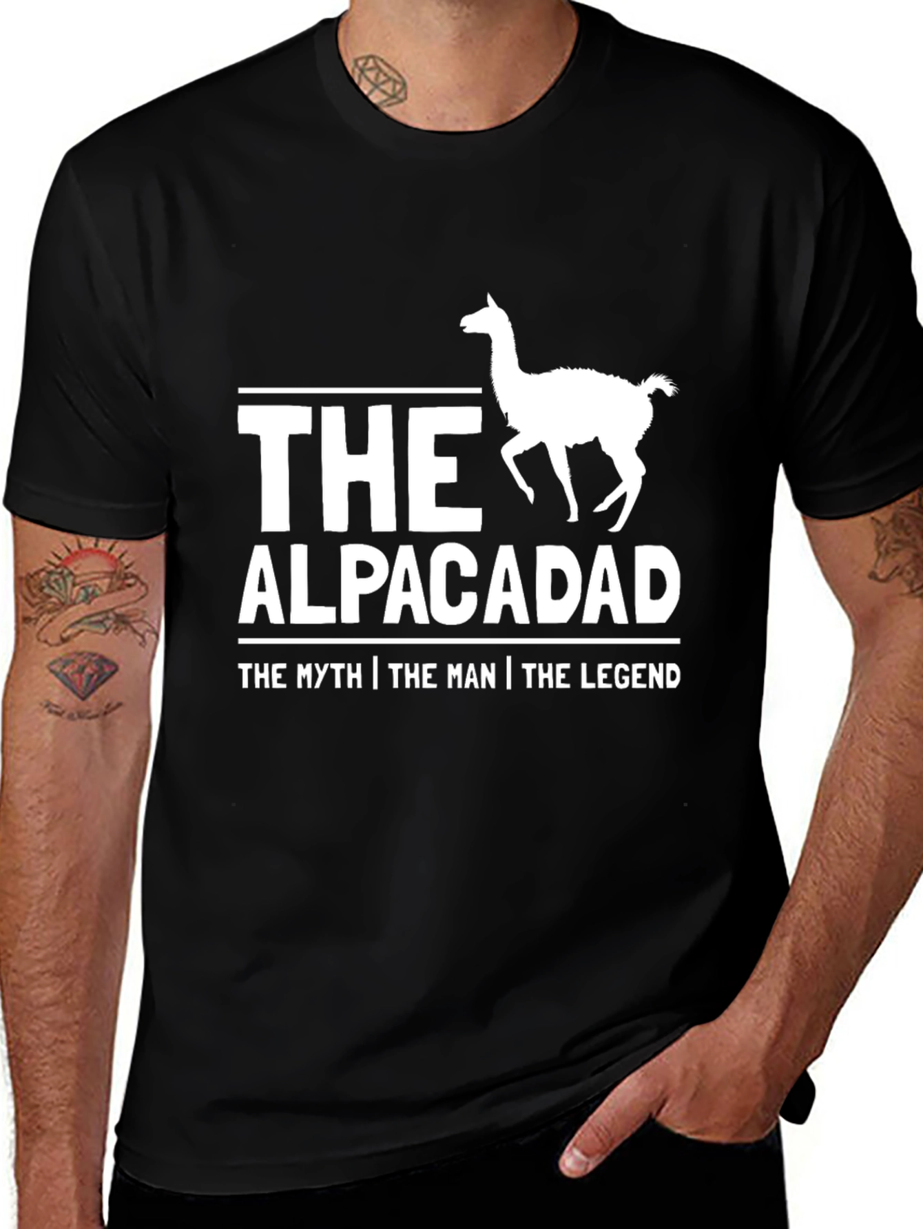 Alpacadad T-Shirt - The Myth The Man The Legend