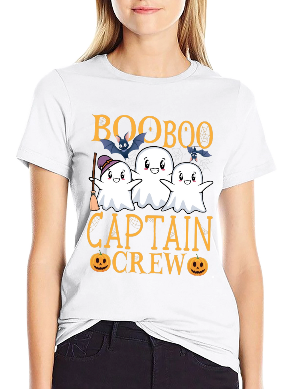 Boo Boo Captain Crew Halloween T-Shirt