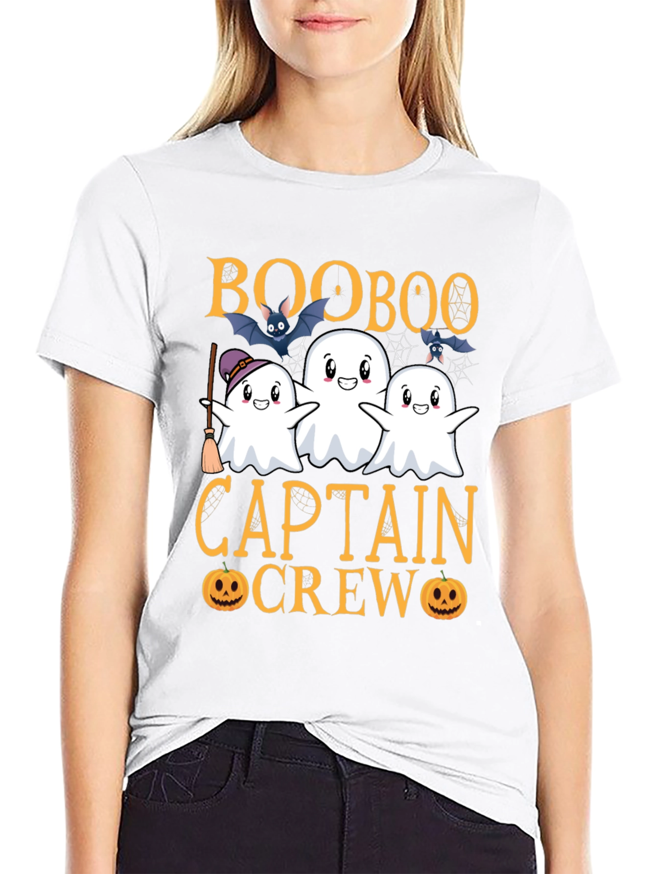 Boo Boo Captain Crew Halloween T-Shirt