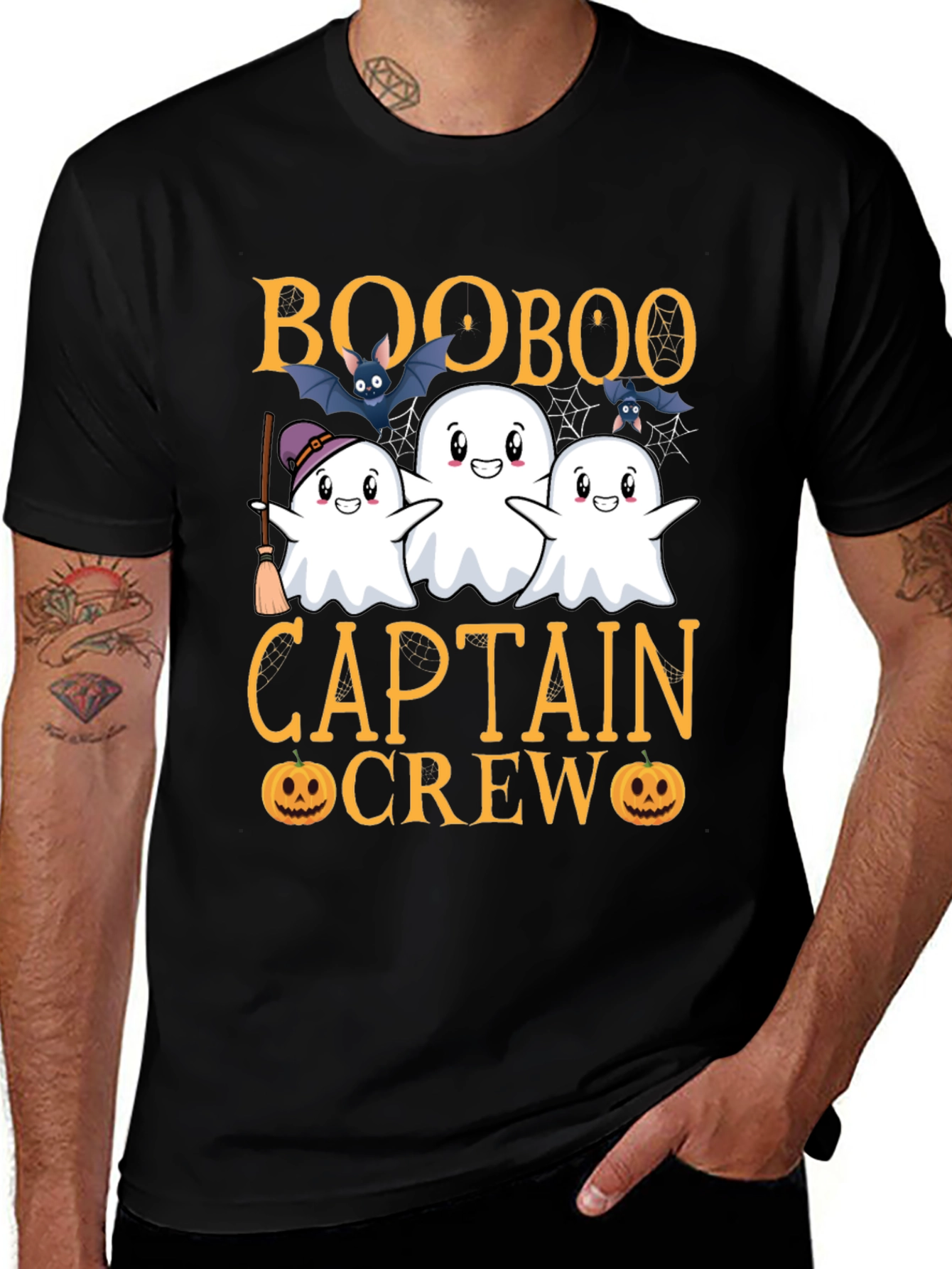 Boo Boo Captain Crew Halloween T-Shirt