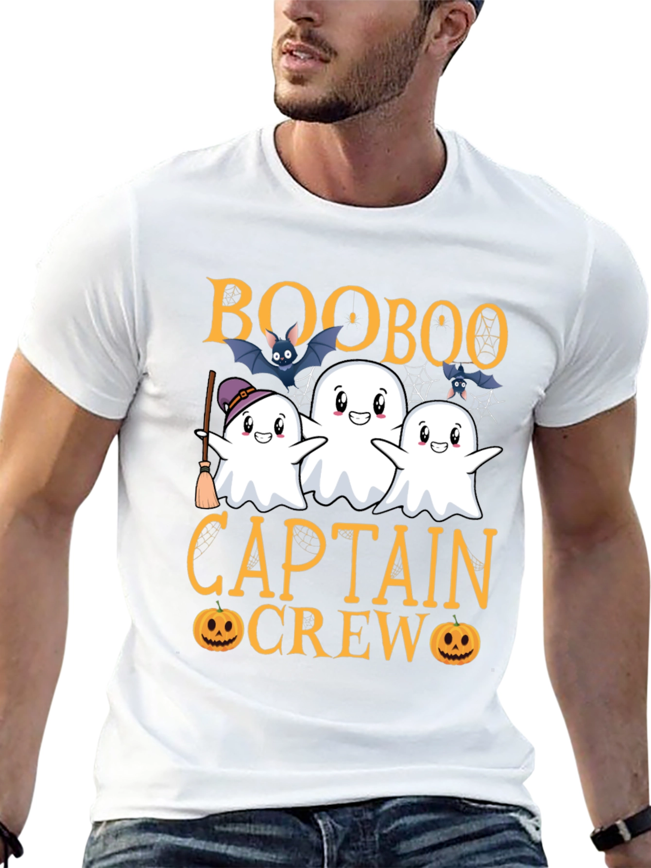 Boo Boo Captain Crew Halloween T-Shirt