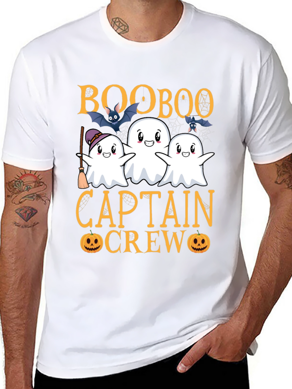 Boo Boo Captain Crew Halloween T-Shirt