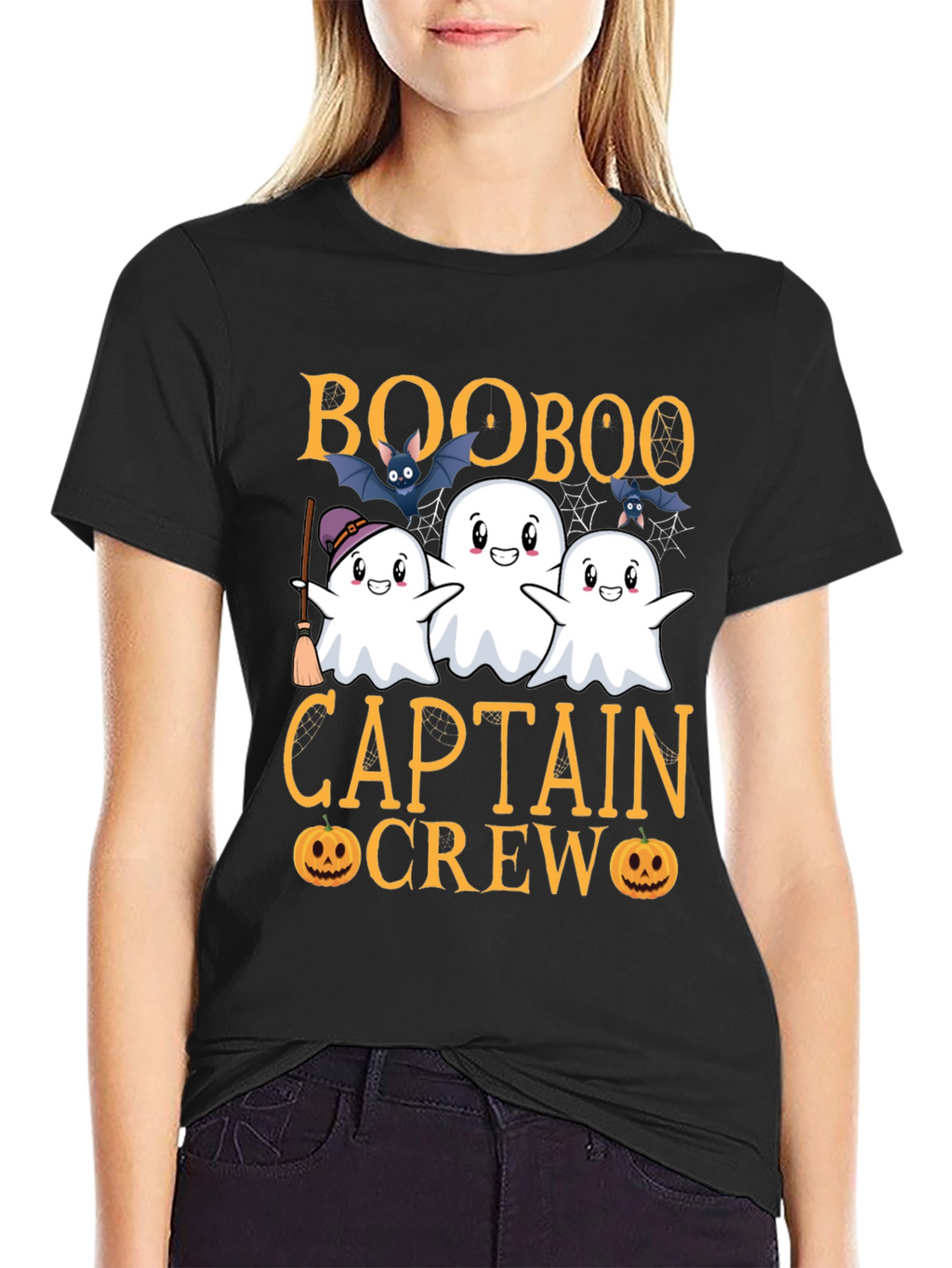 Boo Boo Captain Crew Halloween T-Shirt