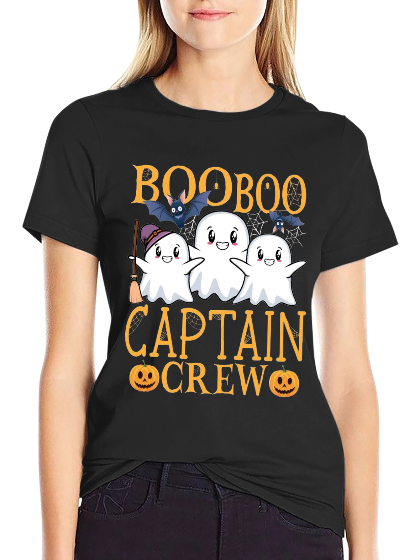 Boo Boo Captain Crew Halloween T-Shirt