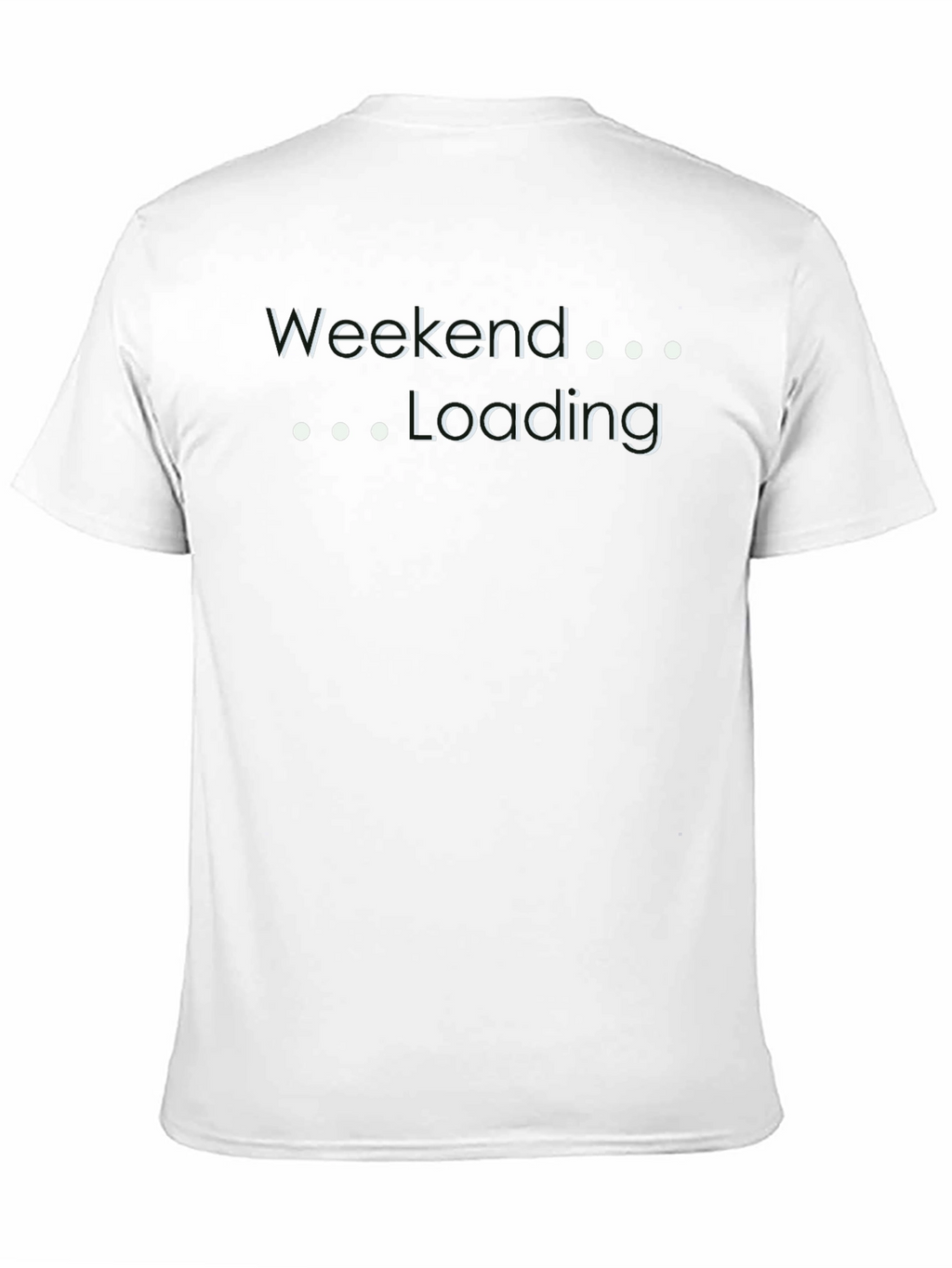 Weekend Loading Graphic Tee - Comfy Black T-Shirt