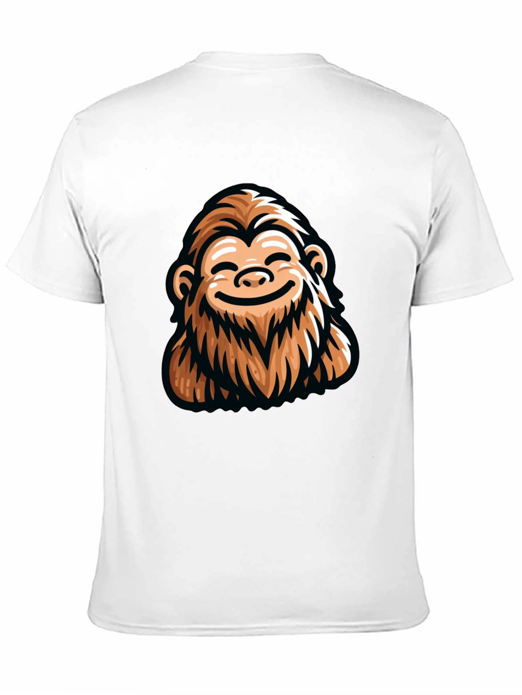 Funny Bigfoot Graphic Tee - Black