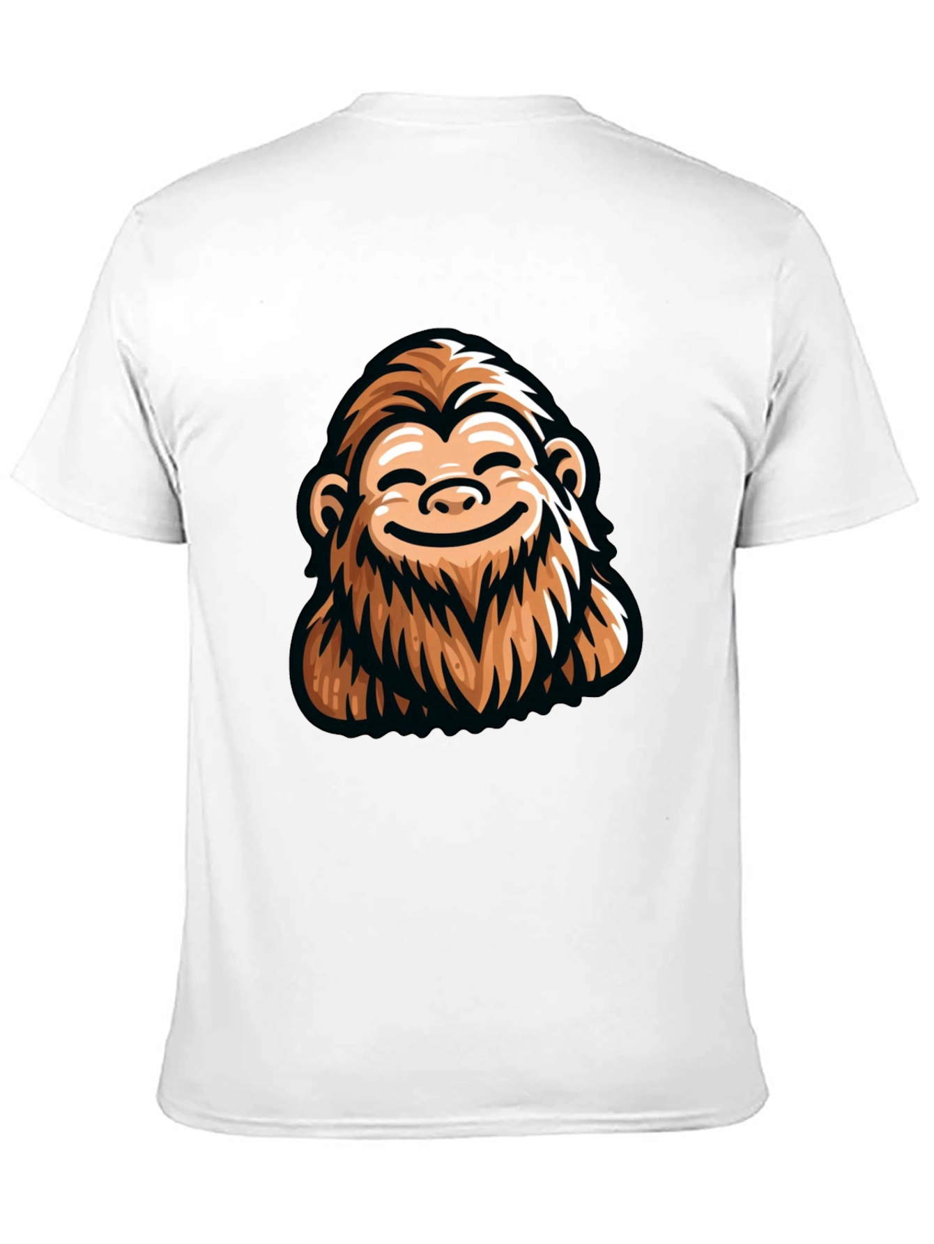 Funny Bigfoot Graphic Tee - Black