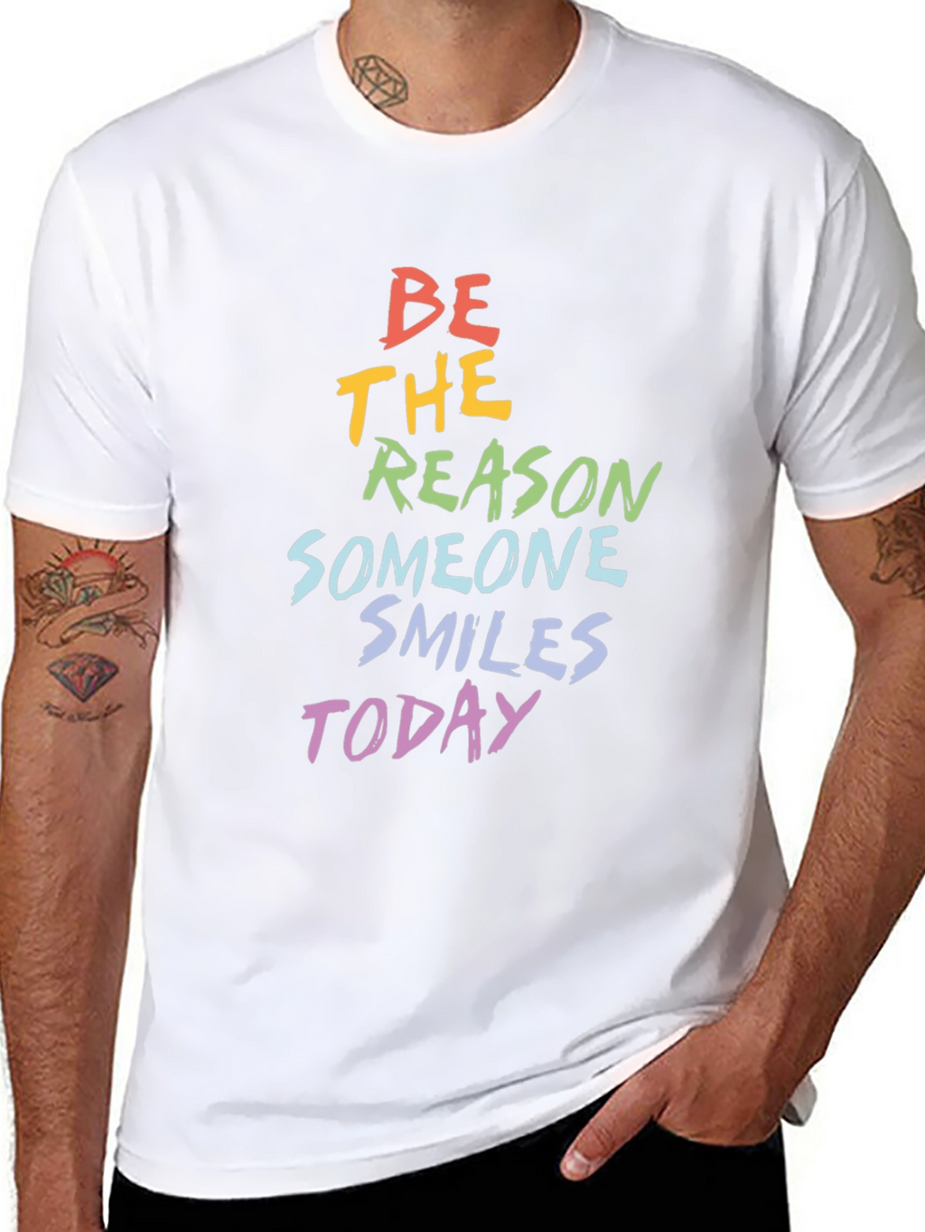 Be the Reason Rainbow Graphic Tee - Smiles Today
