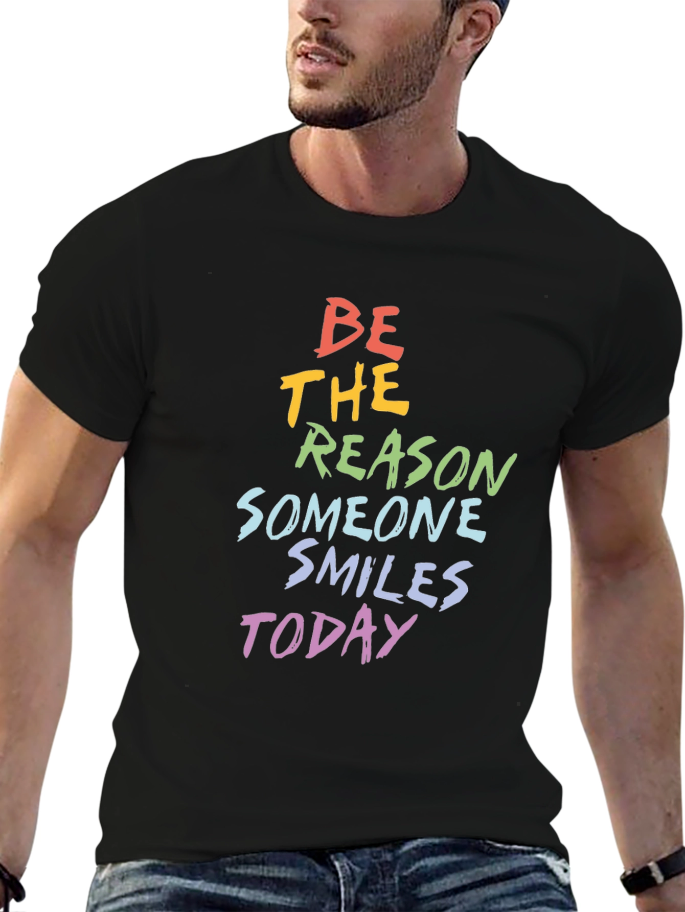 Be the Reason Rainbow Graphic Tee - Smiles Today