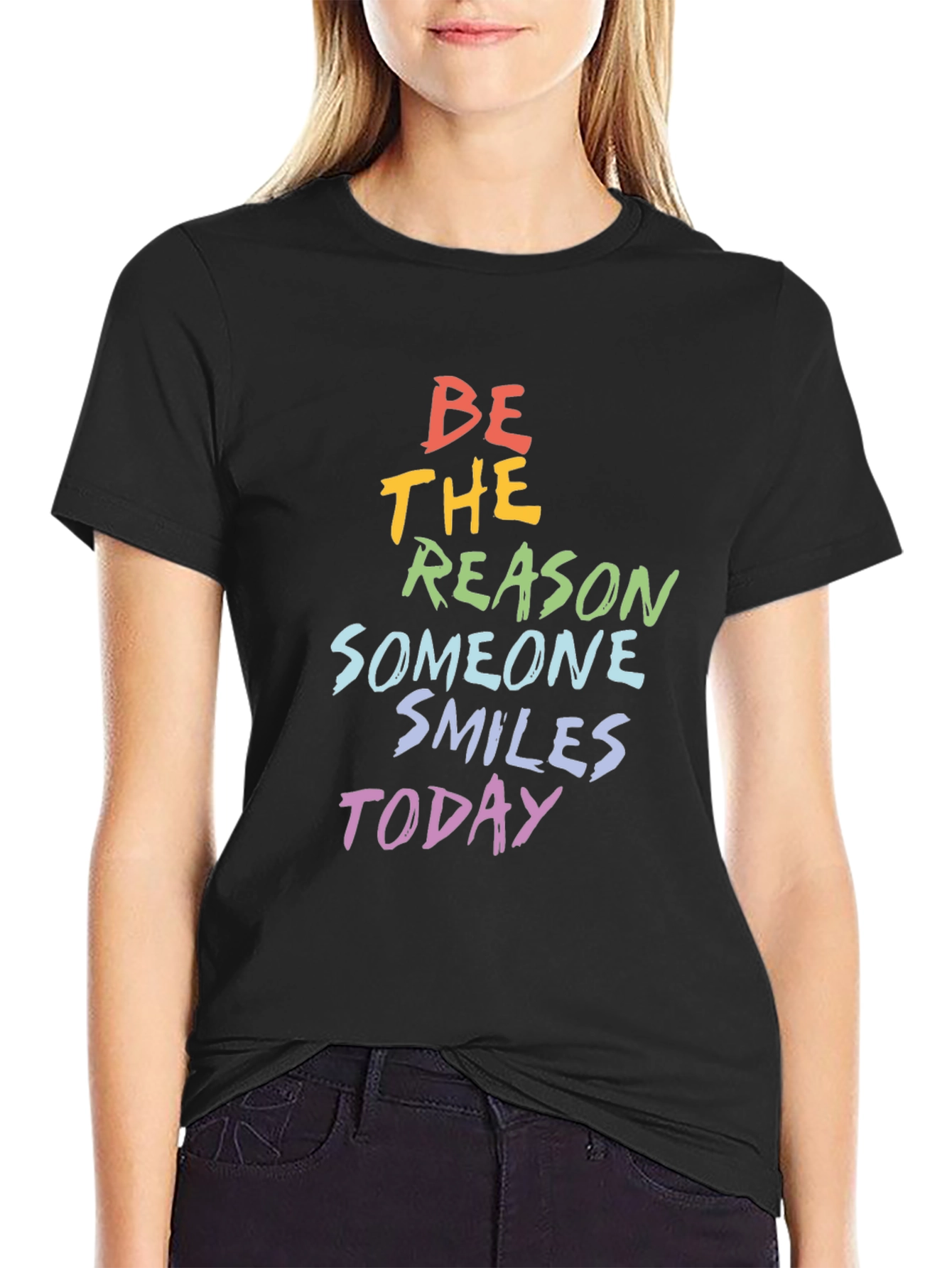 Be the Reason Rainbow Graphic Tee - Smiles Today