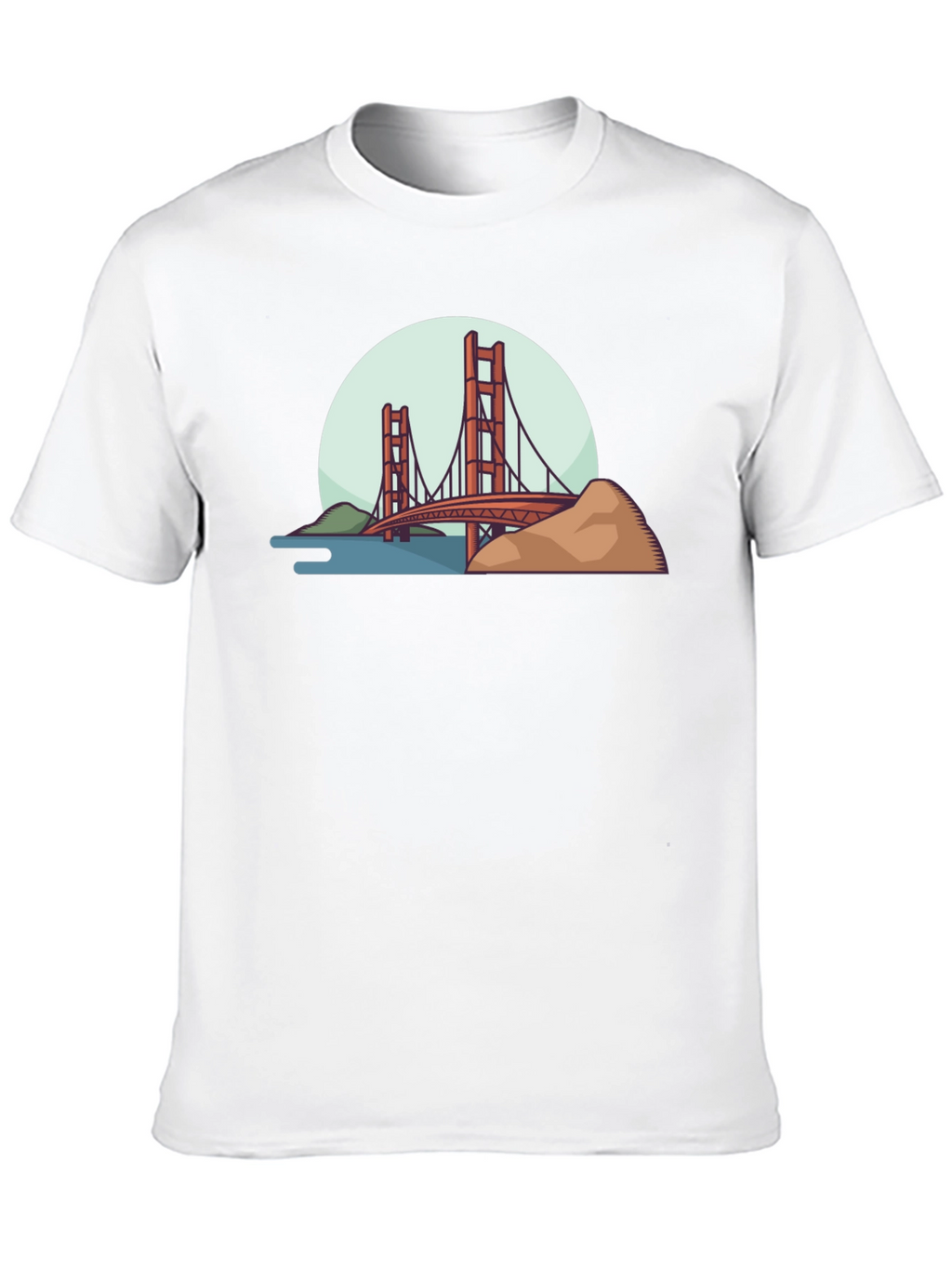 Golden Gate Bridge Graphic T-Shirt