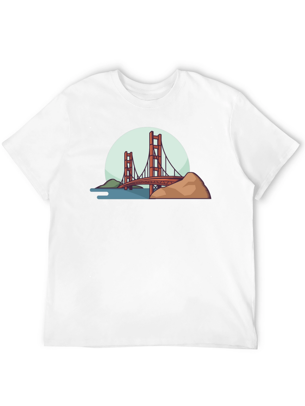 Golden Gate Bridge Graphic T-Shirt