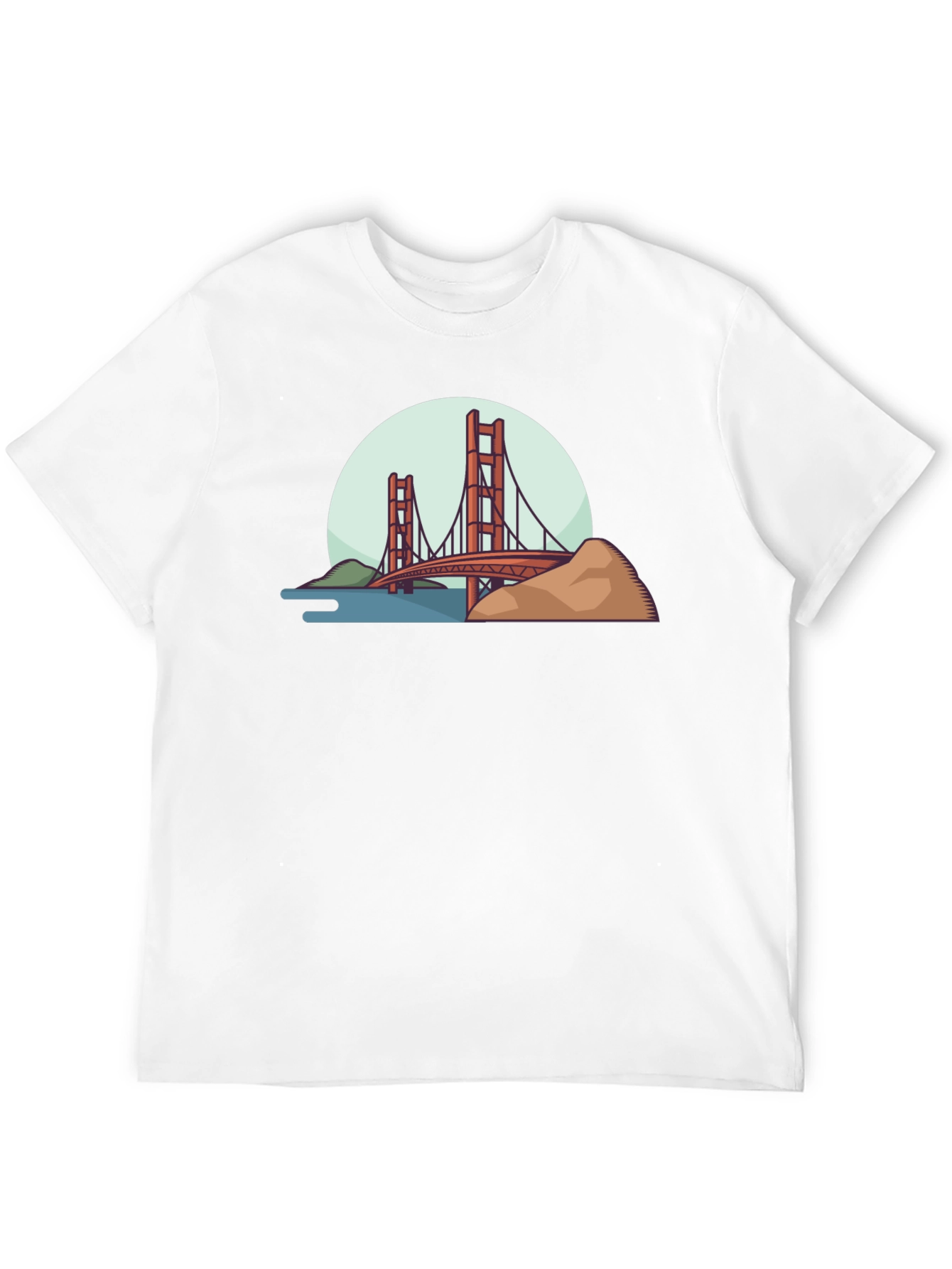 Golden Gate Bridge Graphic T-Shirt
