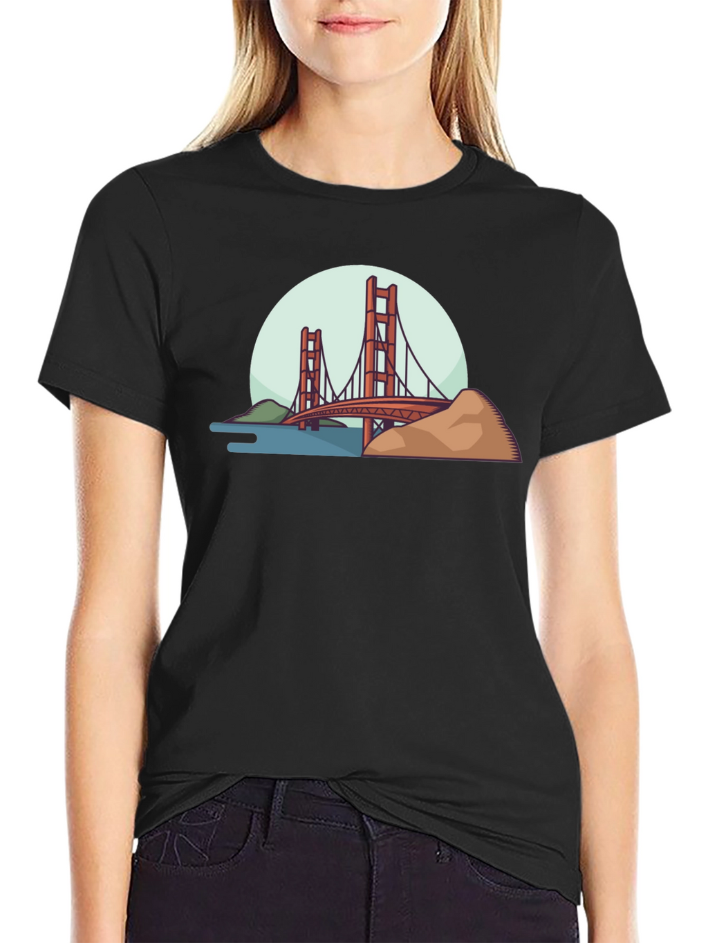 Golden Gate Bridge Graphic T-Shirt