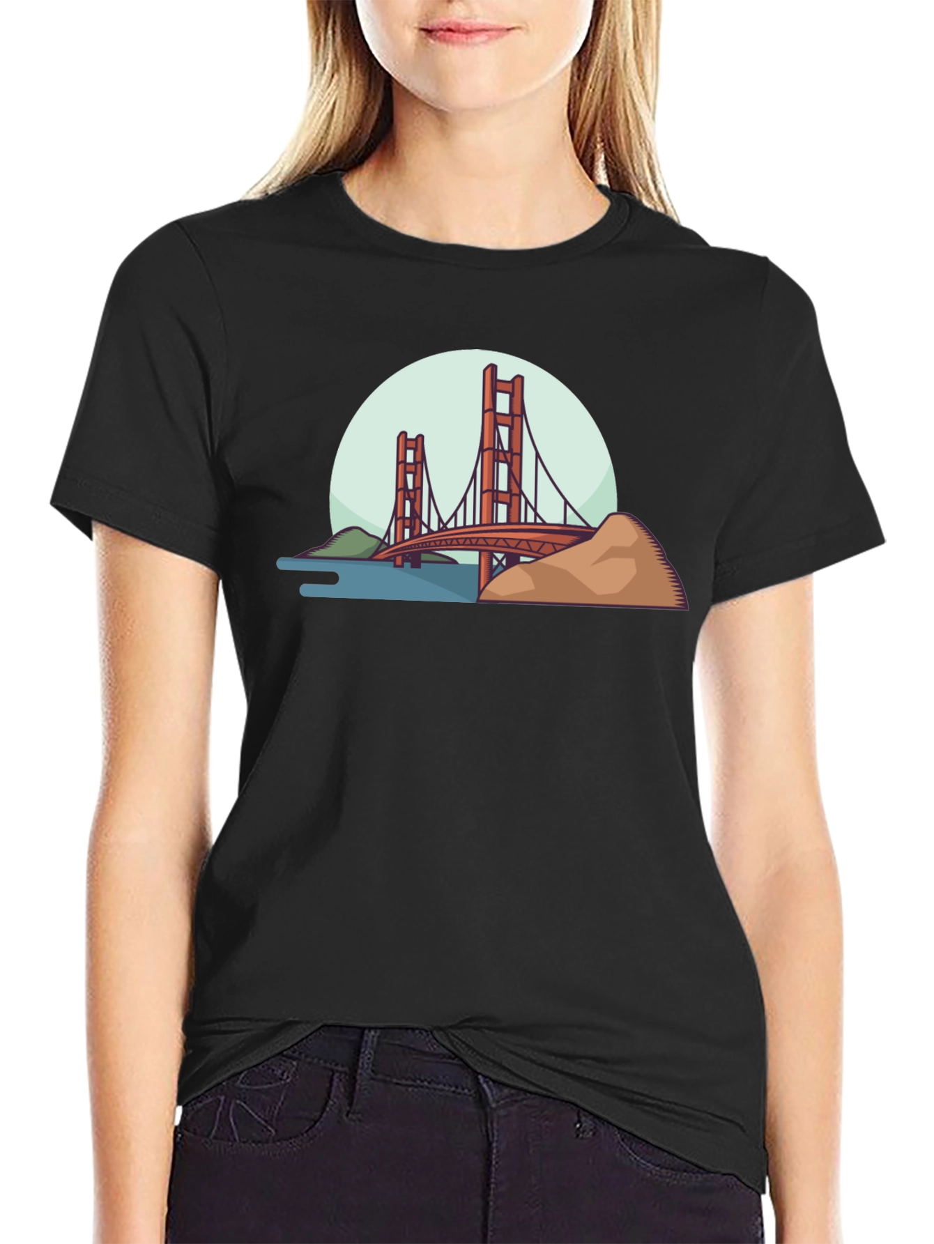 Golden Gate Bridge Graphic T-Shirt