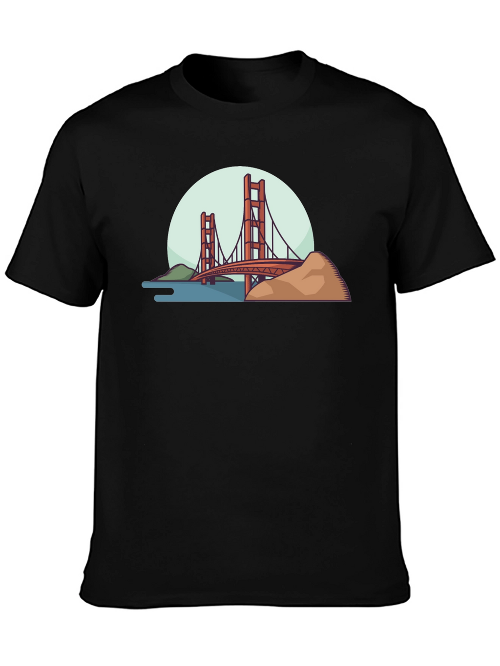 Golden Gate Bridge Graphic T-Shirt