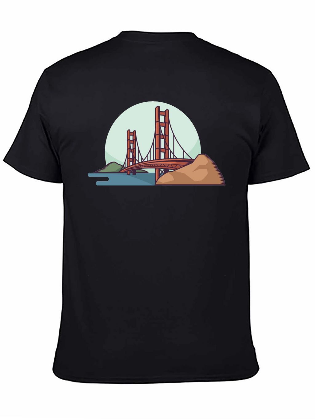 Golden Gate Bridge Graphic T-Shirt